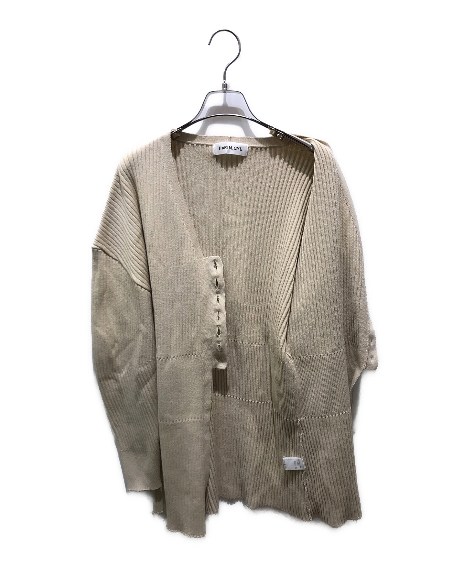 【中古・古着通販】HeRIN.CYE (ヘリンドットサイ) V-neck knit