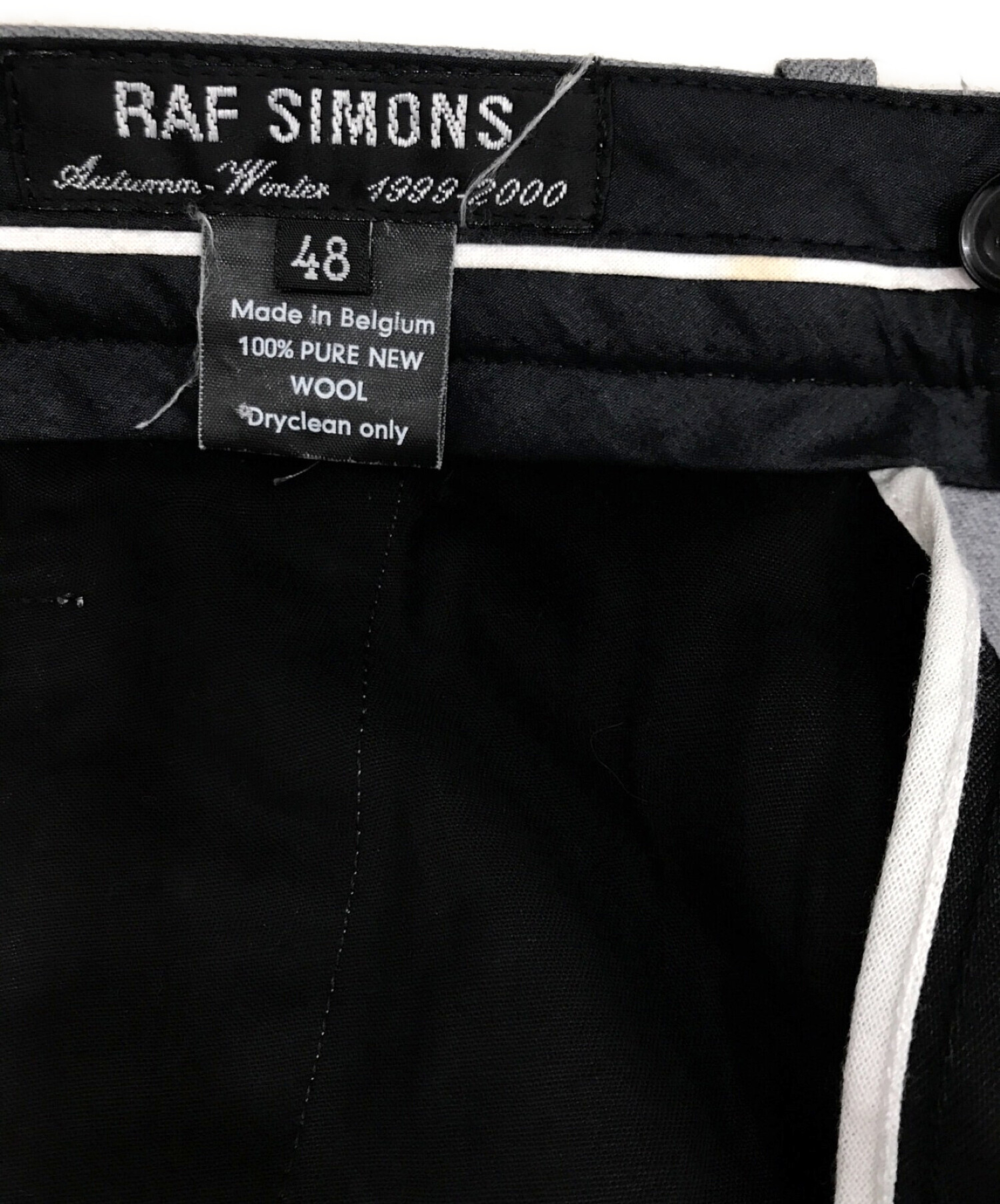 中古・古着通販】RAF SIMONS (ラフシモンズ) サイドラインスラックス