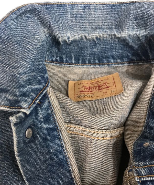 中古・古着通販】LEVI'S (リーバイス) デニムジャケット 70505-0217