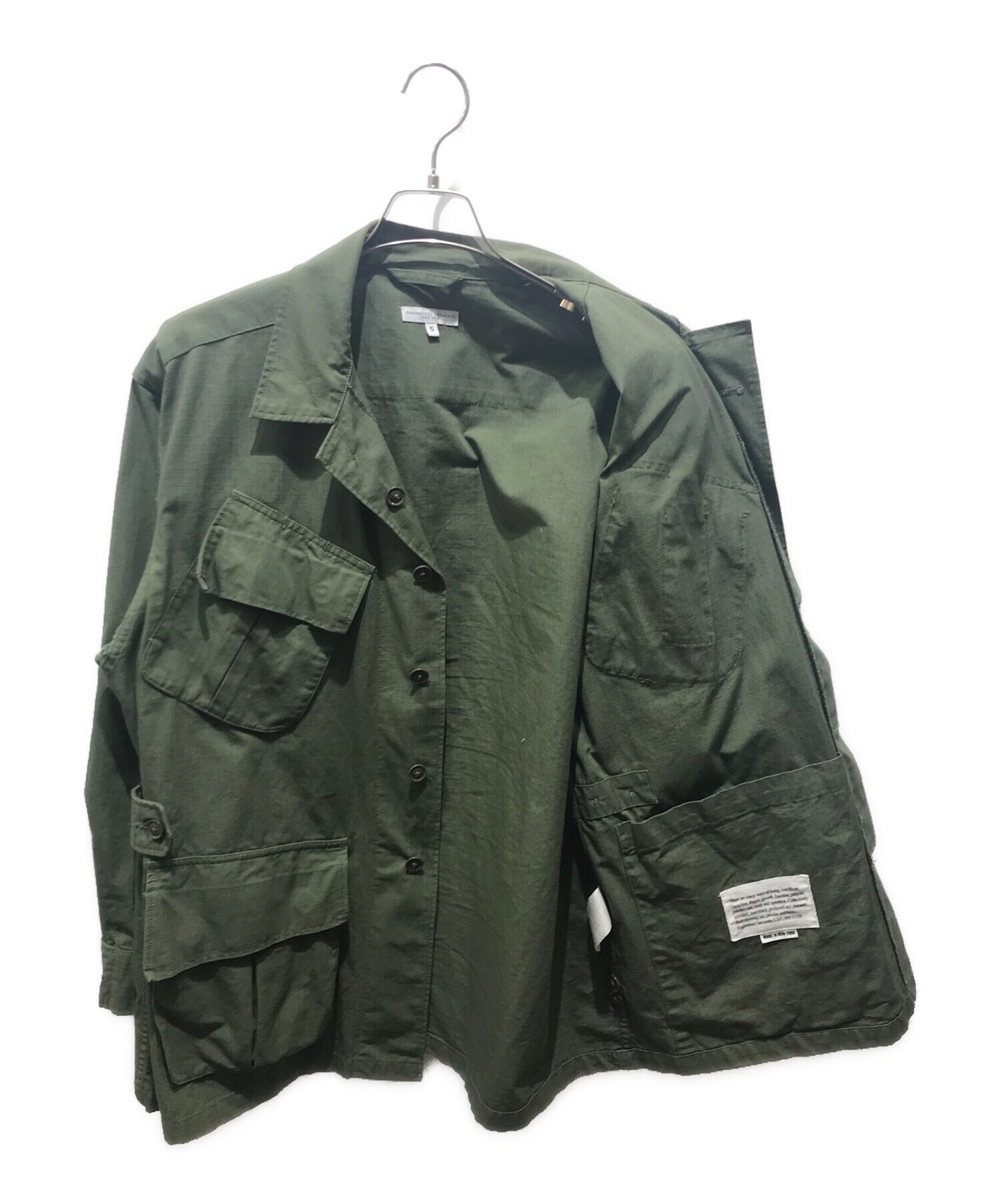 Engineered Garments (エンジニアドガーメンツ) JUNGLE FATIGUE JACKET/ジャングルファティーグ ジャケット  グリーン サイズ:S