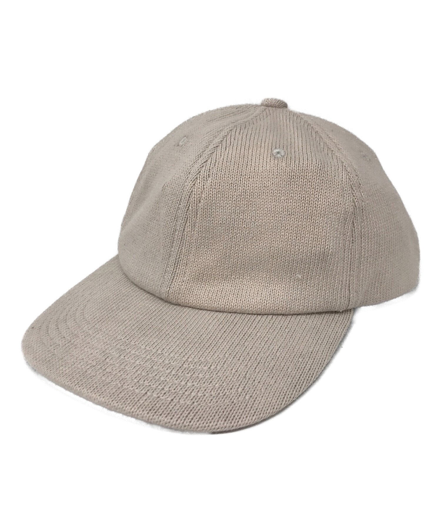 COOTIE PRODUCTIONS (クーティープロダクツ) Knit 6 Panel Flat Visor Cap CTE-21A525 ベージュ  未使用品