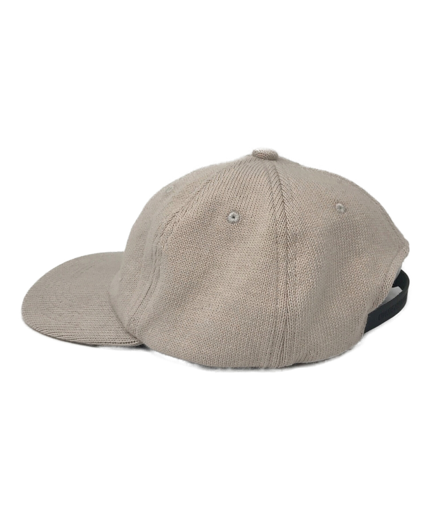 COOTIE PRODUCTIONS (クーティープロダクツ) Knit 6 Panel Flat Visor Cap CTE-21A525 ベージュ  未使用品