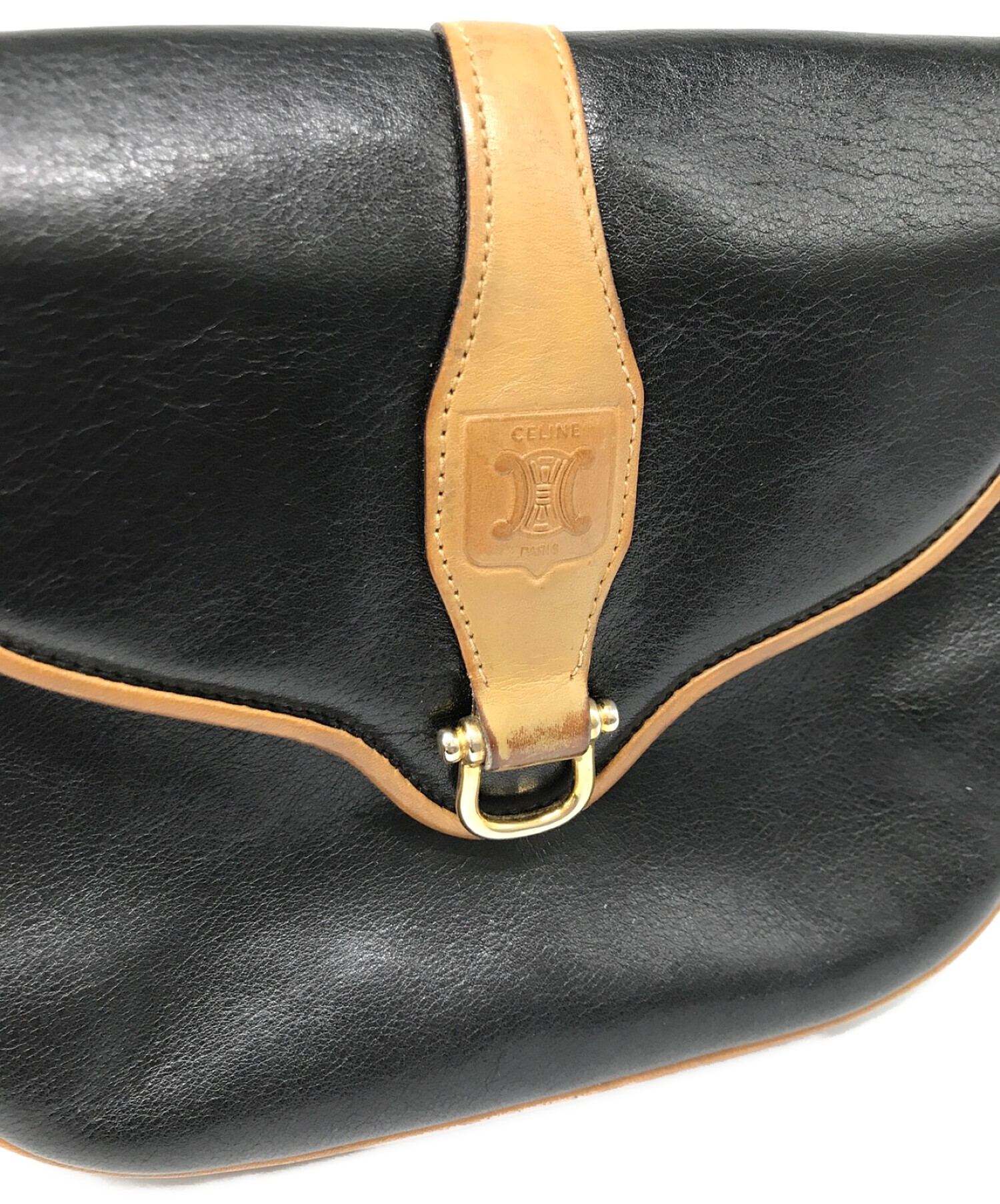 中古・古着通販】CELINE (セリーヌ) バイカラーブルゾンミニショルダー