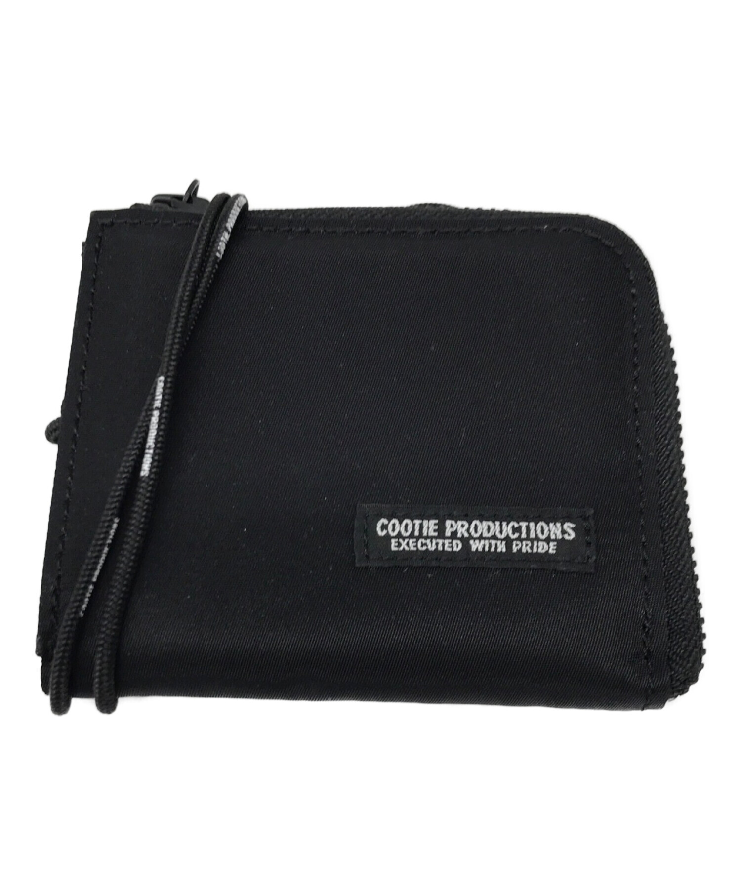 COOTIE PRODUCTIONS (クーティープロダクツ) Compact Nylon Wallet ブラック