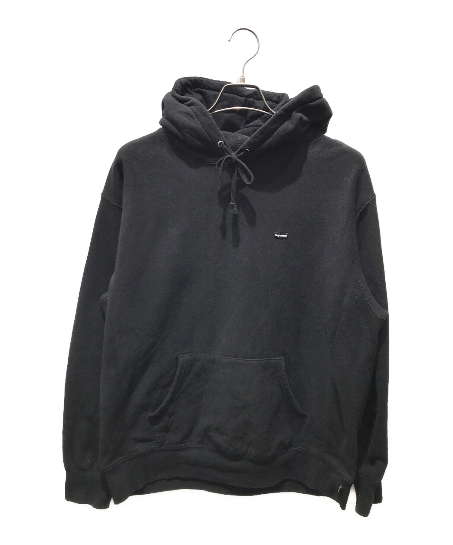 SUPREME (シュプリーム) Small Box Hooded Sweatshirt/スモール ボックス フーディー スウェットシャツ ブラック  サイズ:M
