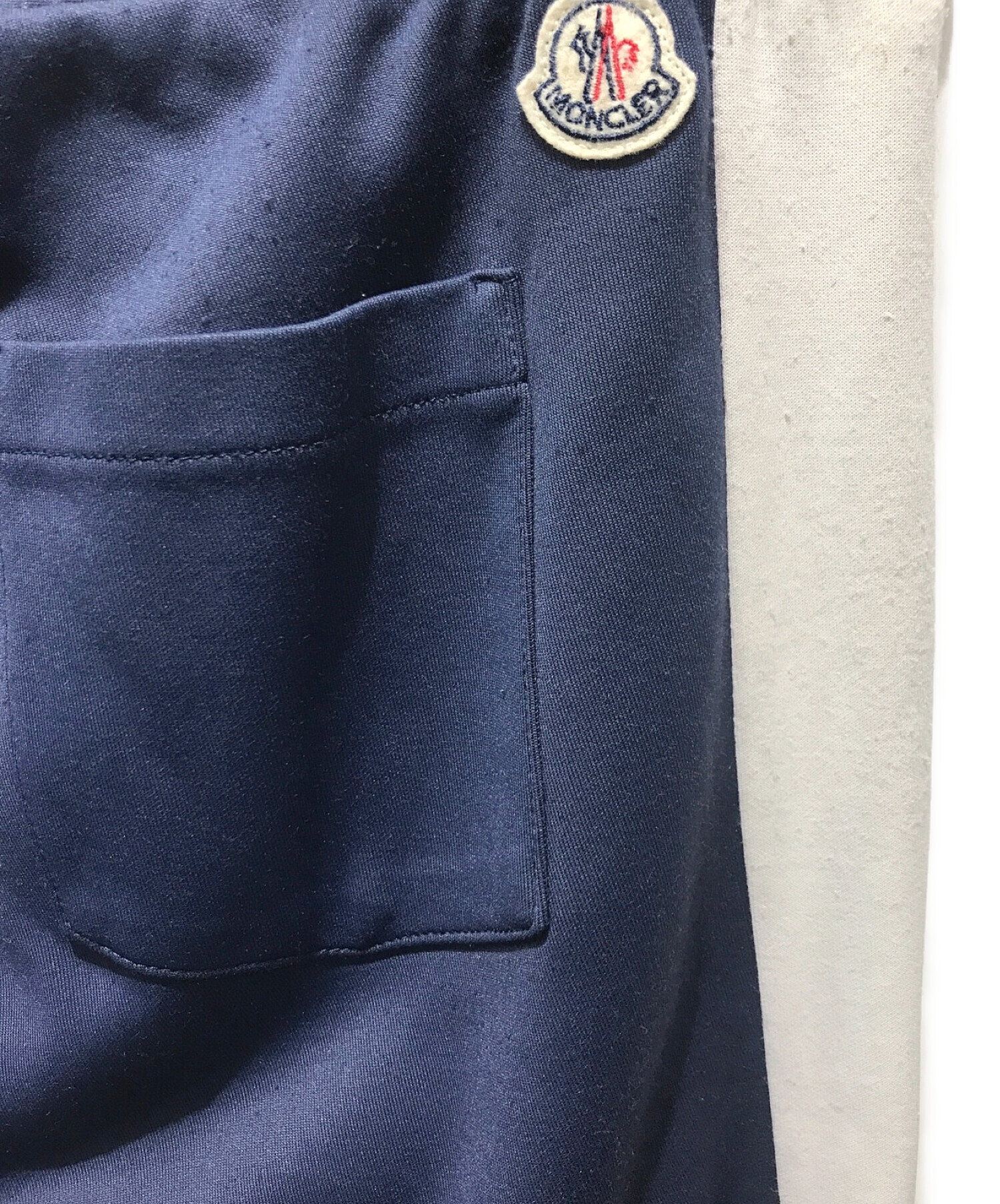 中古・古着通販】MONCLER (モンクレール) SIDE-STRIPE SWEATPANTS