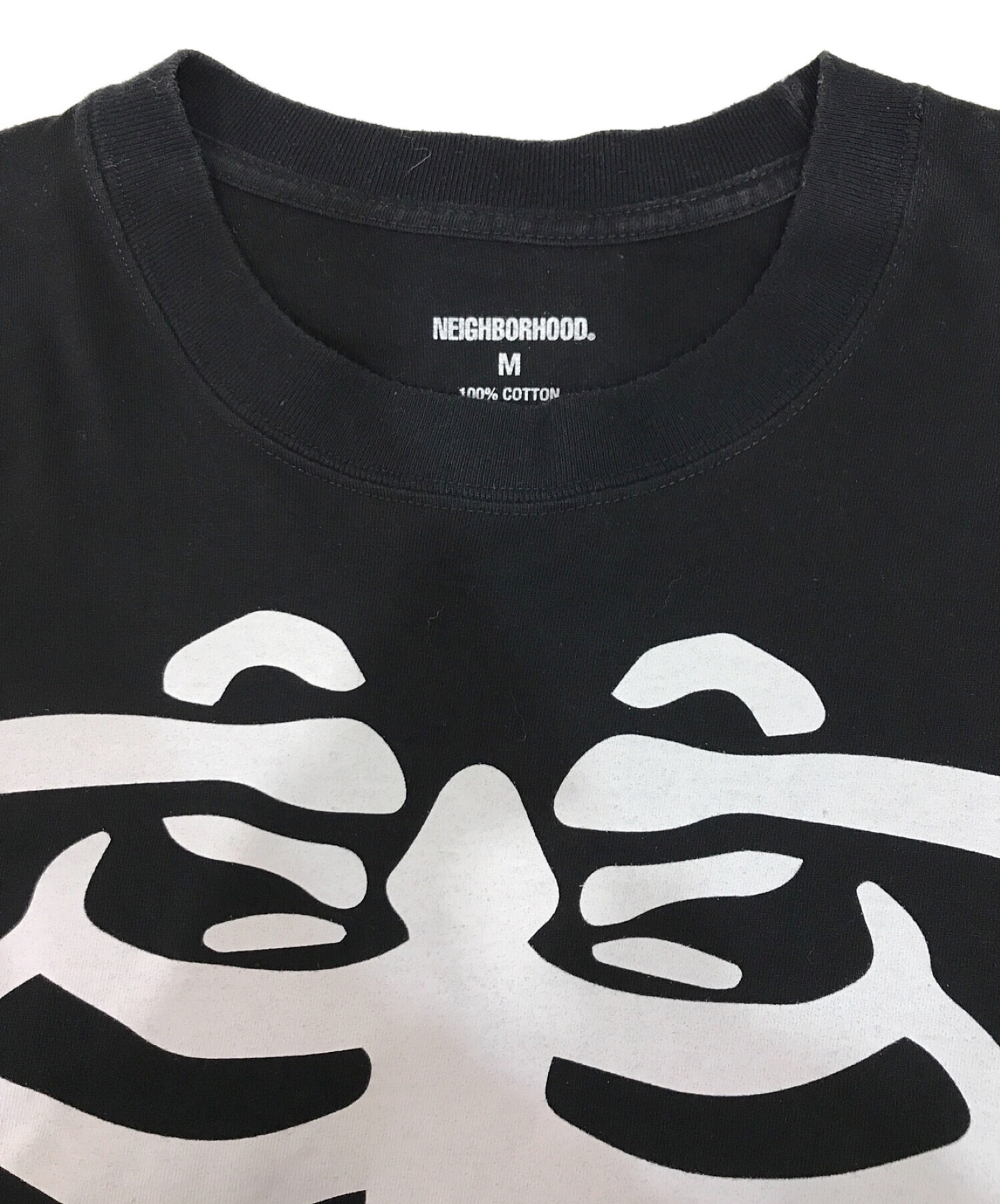 NEIGHBORHOOD (ネイバーフッド) BONES / C-TEE . LS ブラック サイズ:M