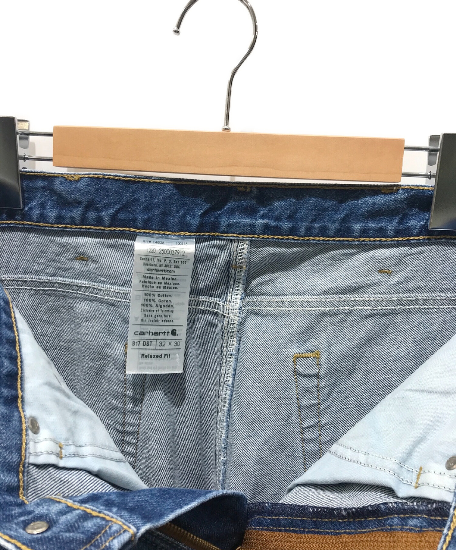 中古・古着通販】CarHartt (カーハート) デニムパンツ ネイビー サイズ