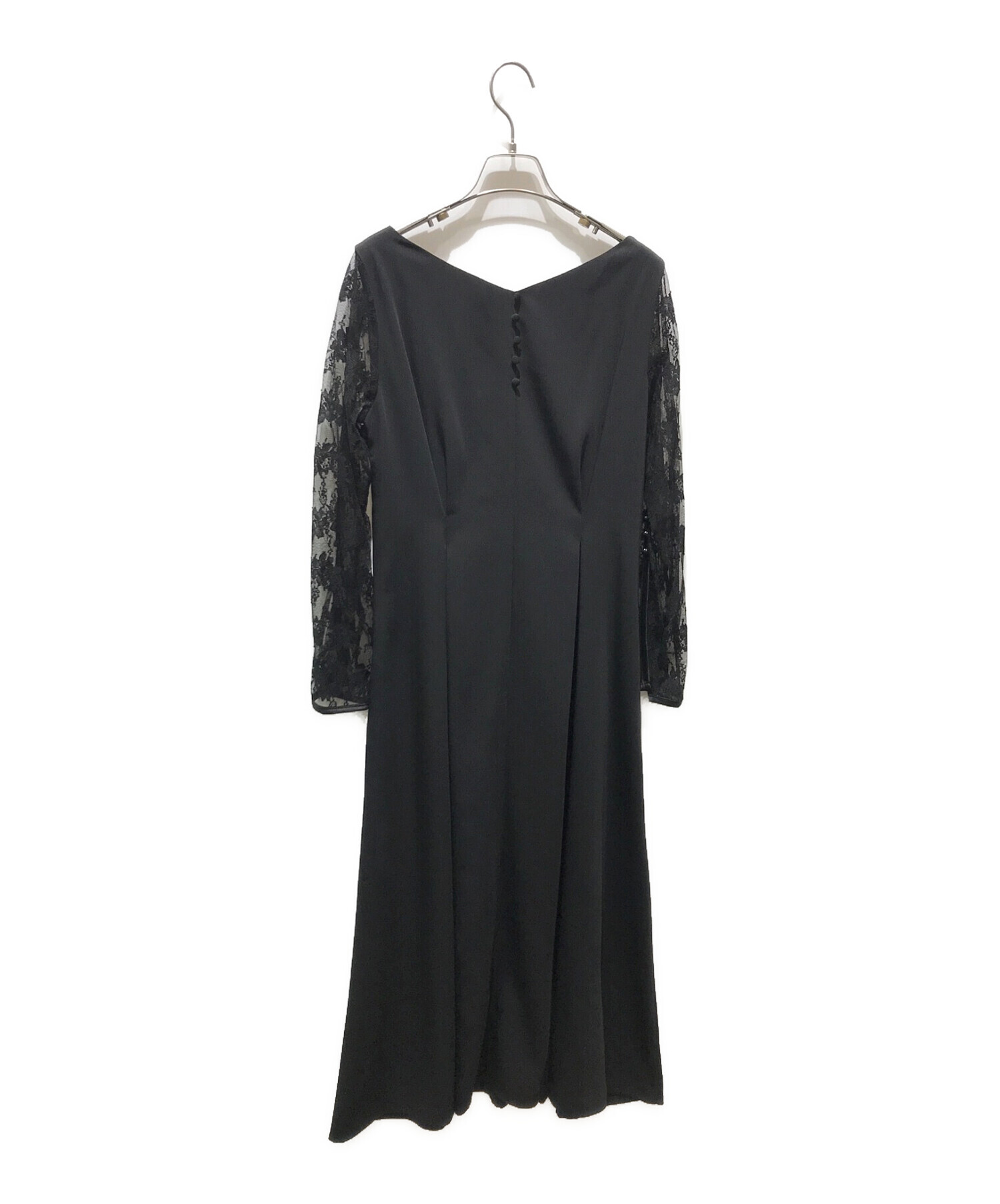 Ameri (アメリ) VINTAGE LACE SLEEVE REFINED DRESS　0282531021 ブラック サイズ:記載無しの為実寸参照