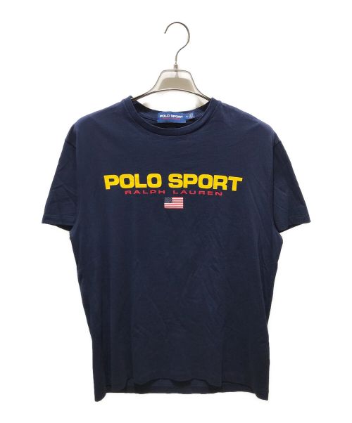 POLO SPORT ポロスポーツ Tシャツ 白 M★ロゴプリント
