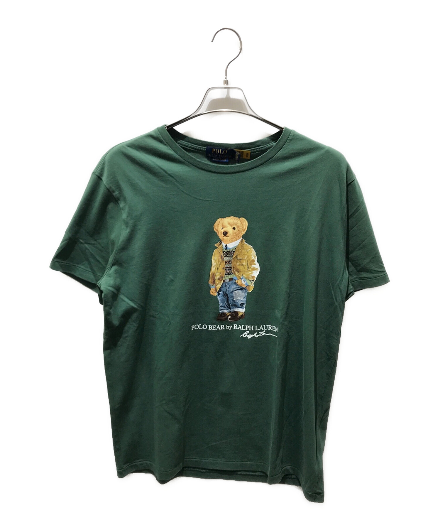 POLO RALPH LAUREN (ポロ・ラルフローレン) ポロベアプリントTシャツ グリーン サイズ:L 未使用品