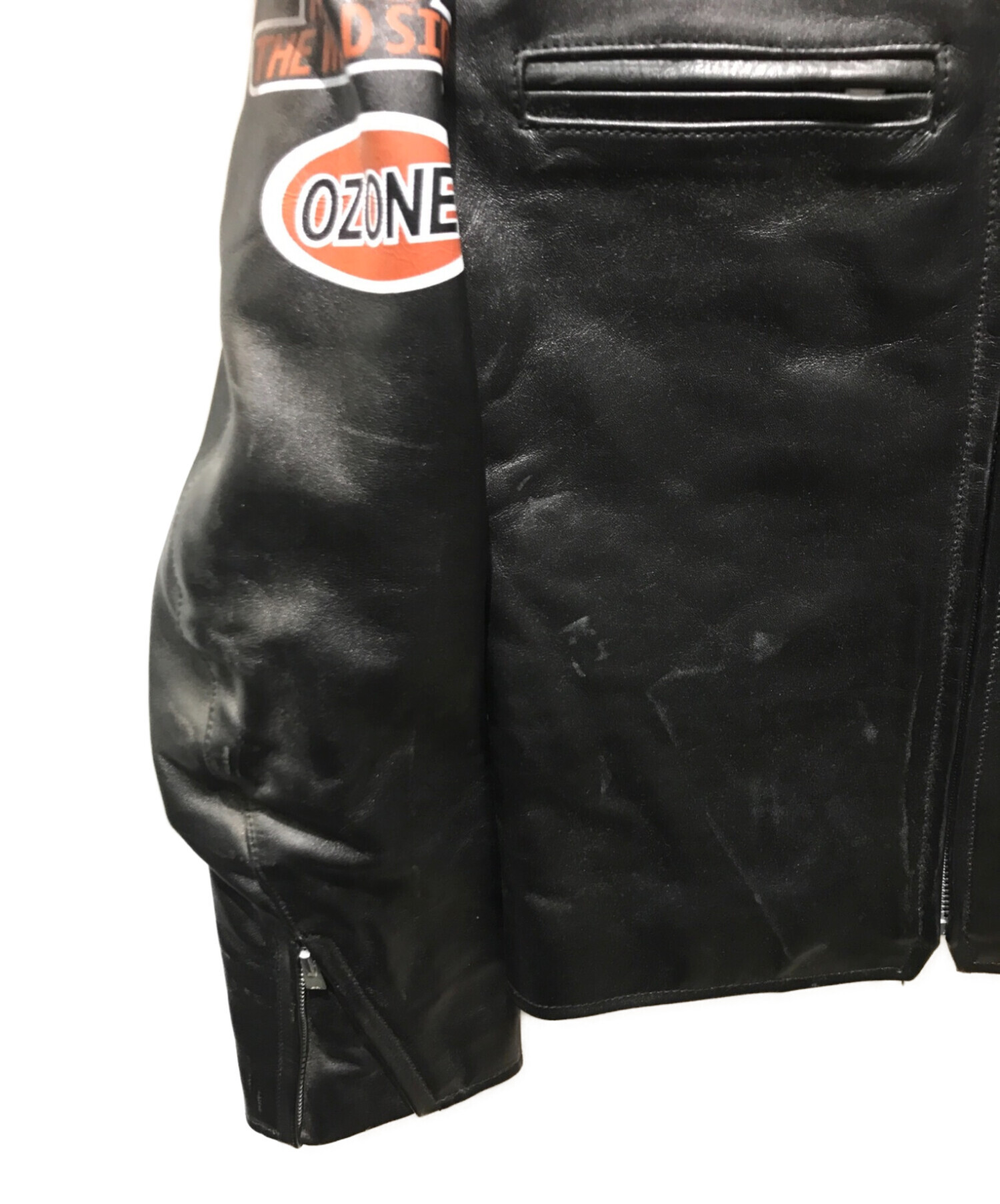 OZONE COMMUNITY (オゾンコミュニティ) ライダースジャケット　1LJ-4040 ブラック サイズ:記載無しの為実寸参照