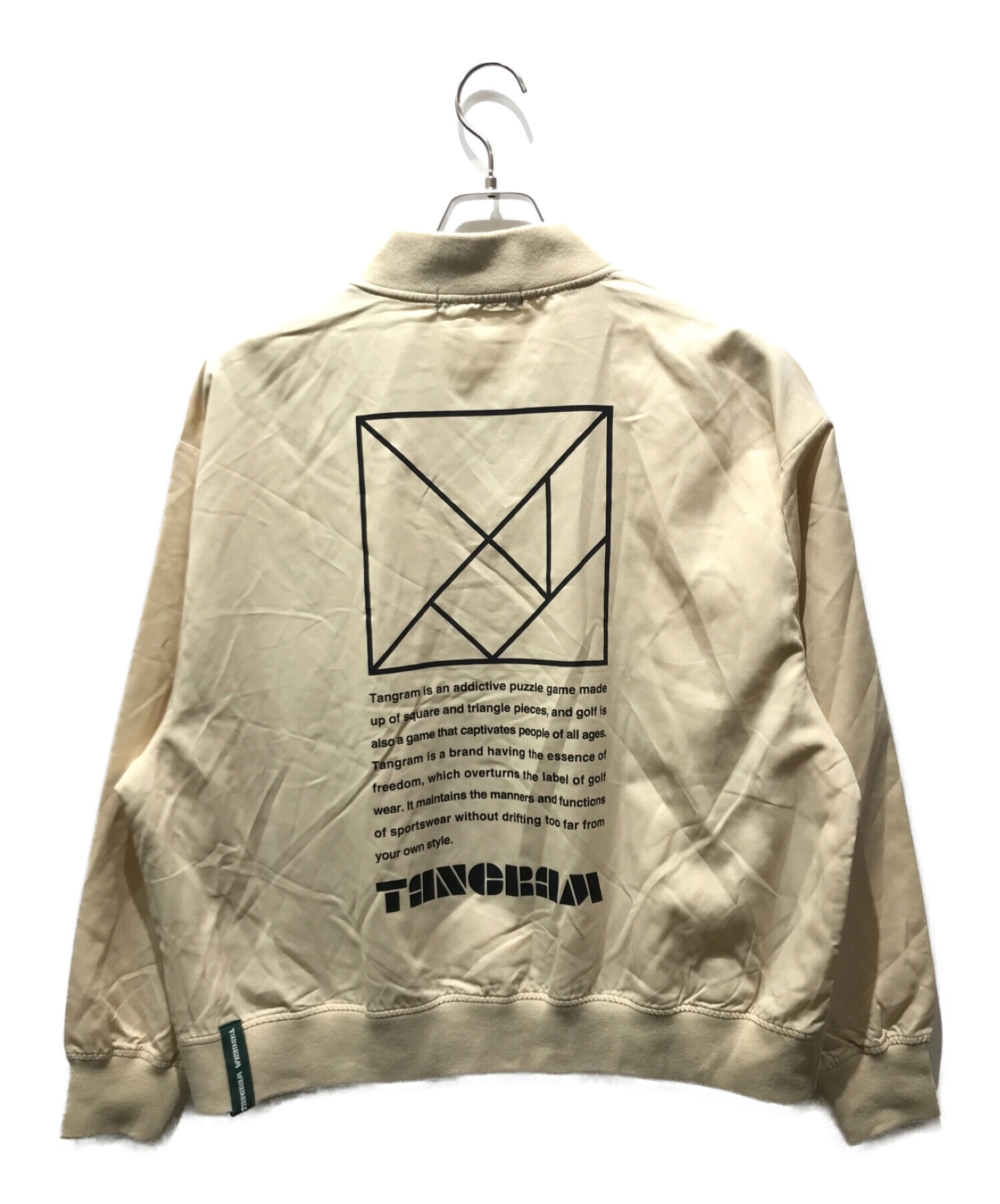 売れ筋がひ！ TANGRAM / ベージュ チノパン ロゴ タングラム パンツ