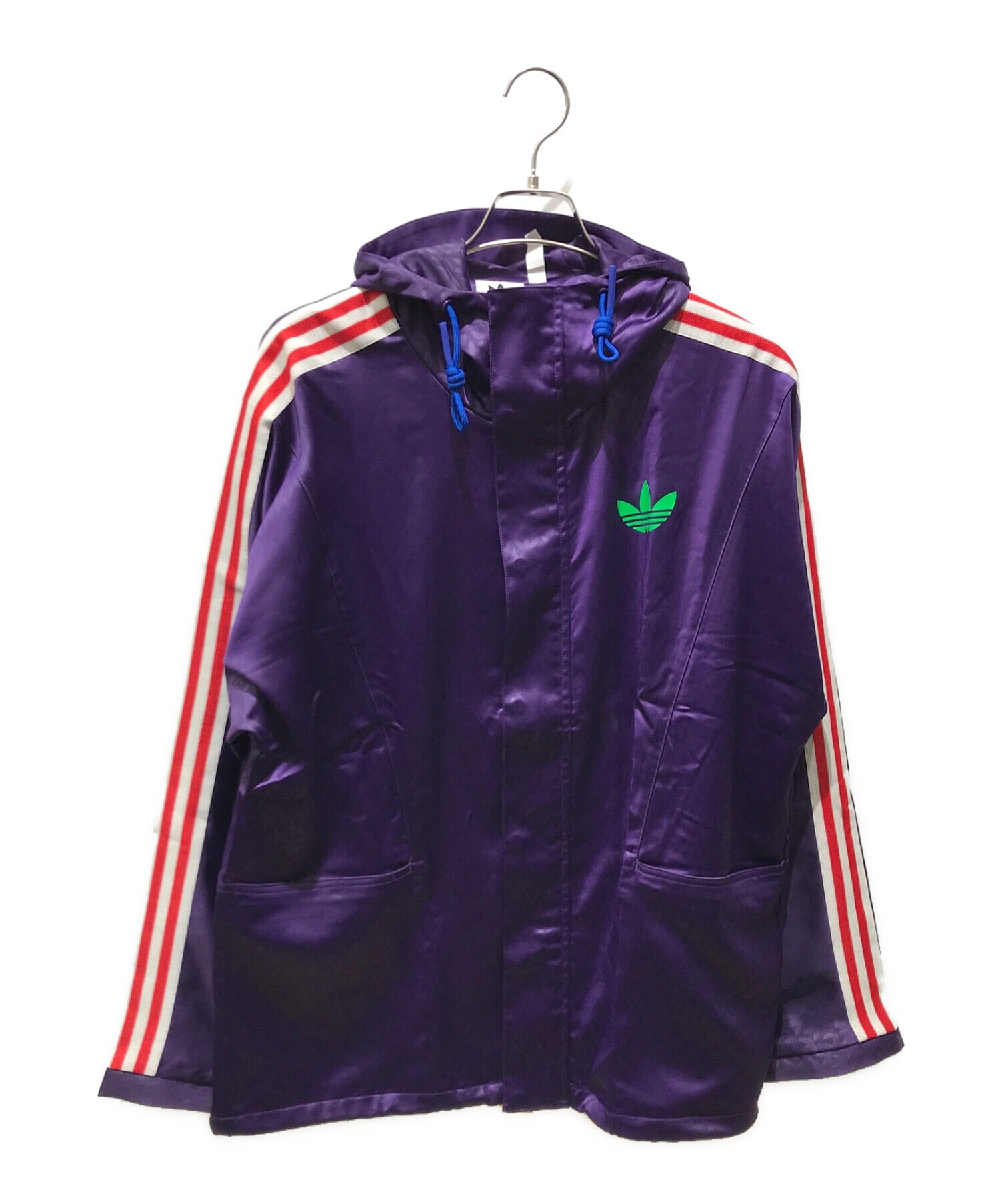 adidas (アディダス) Adicolor Heritage Now ウインドブレーカー　IB3441 パープル サイズ:M