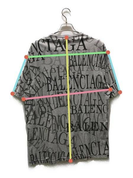 【中古・古着通販】BALENCIAGA (バレンシアガ) 総柄Tシャツ