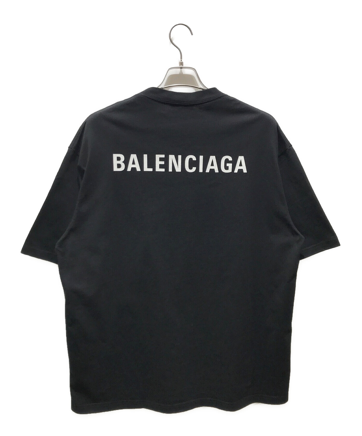 バレンシアガ バックロゴ プリント Tシャツ トップス オーバーサイズ