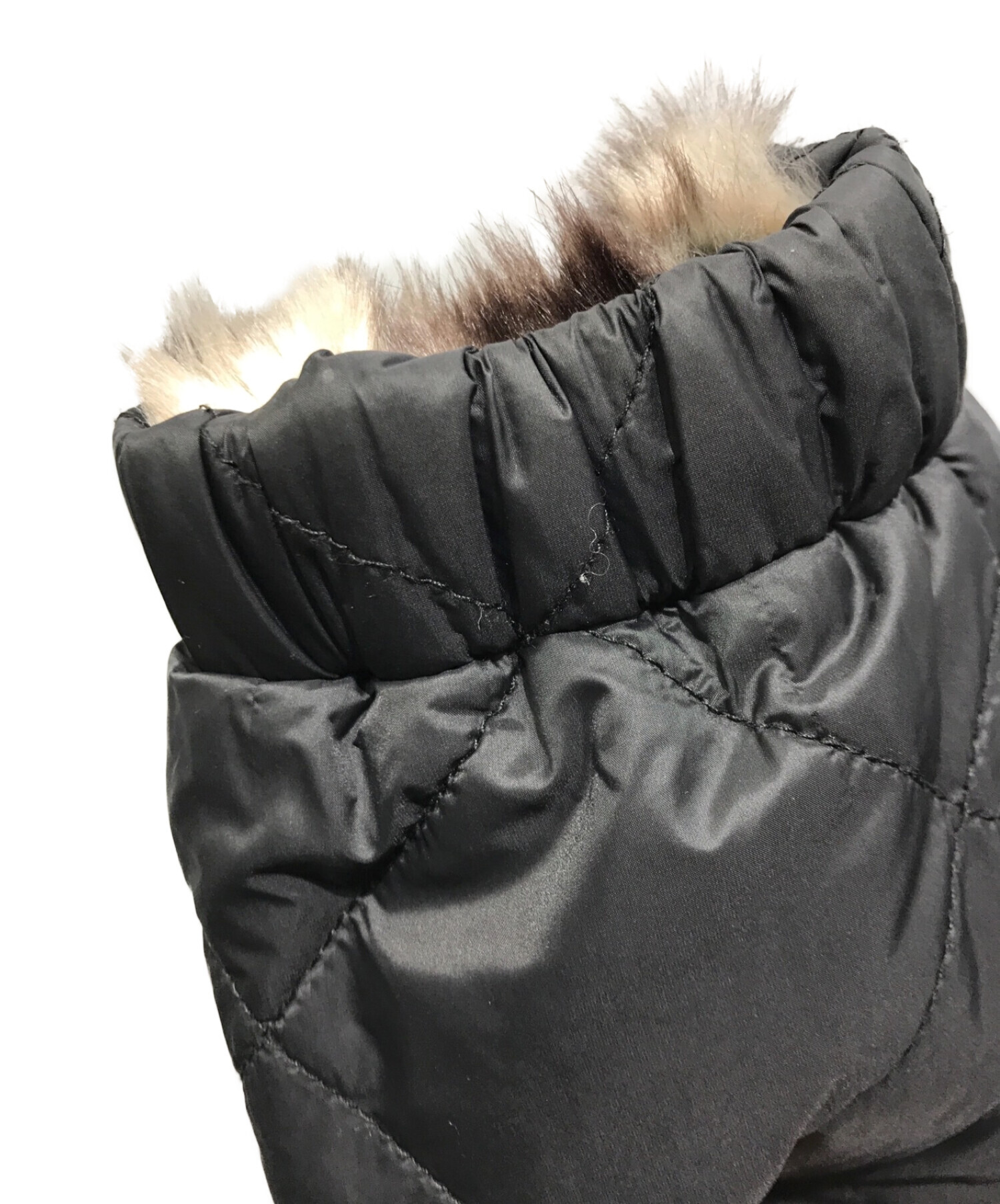 SUPREME (シュプリーム) Faux Fur Reversible Hooded Jacket　20AW ベージュ×ブラック サイズ:M