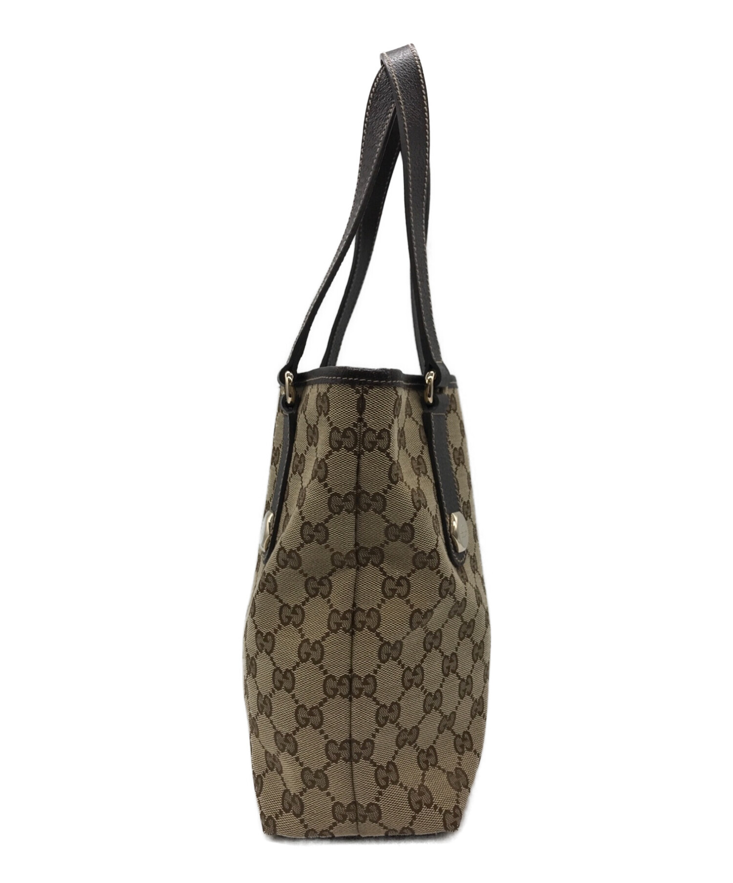 GUCCI (グッチ) GGキャンバストートバッグ　153361　203998 ベージュ