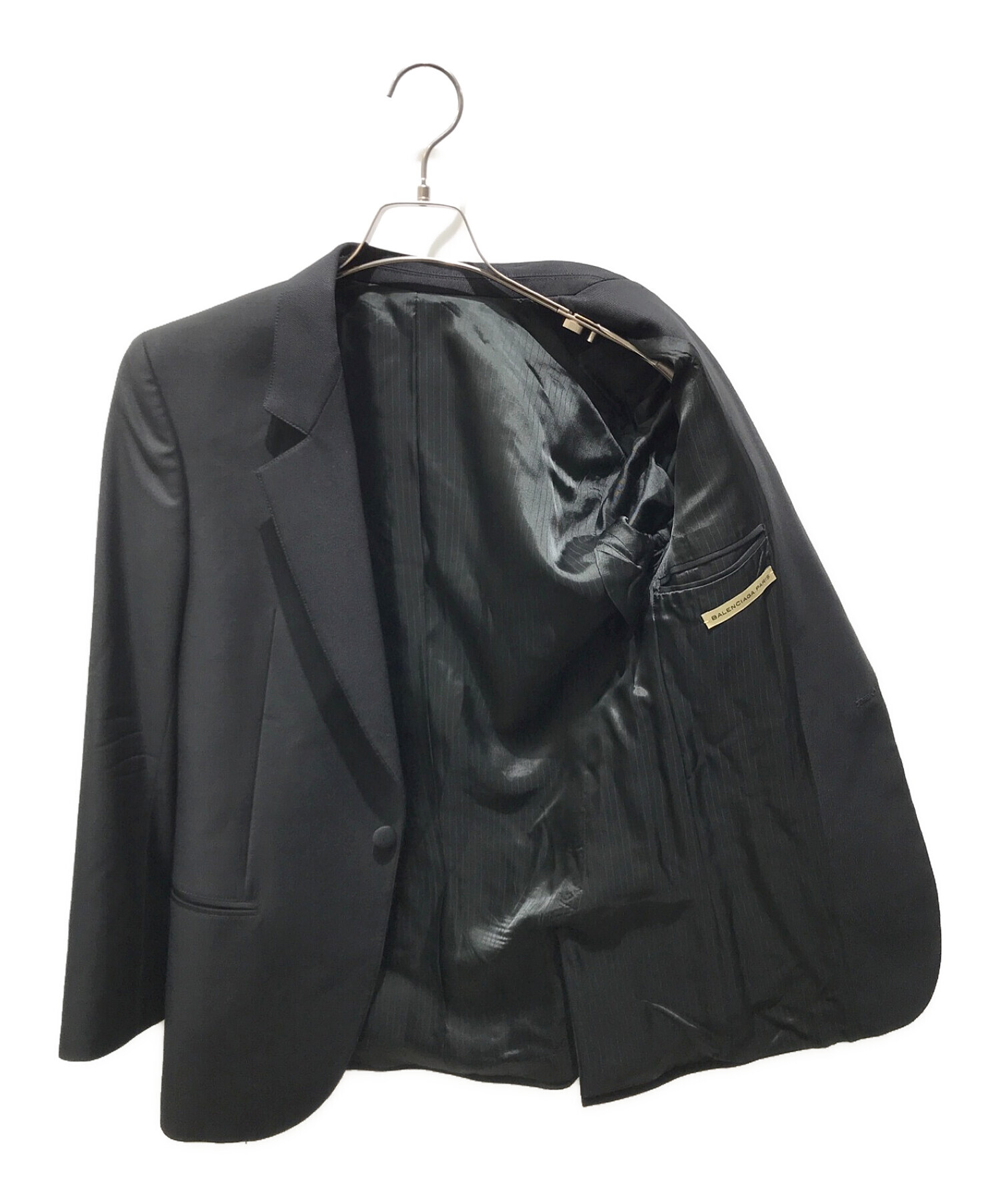BALENCIAGA (バレンシアガ) テーラードジャケット ブラック サイズ:44