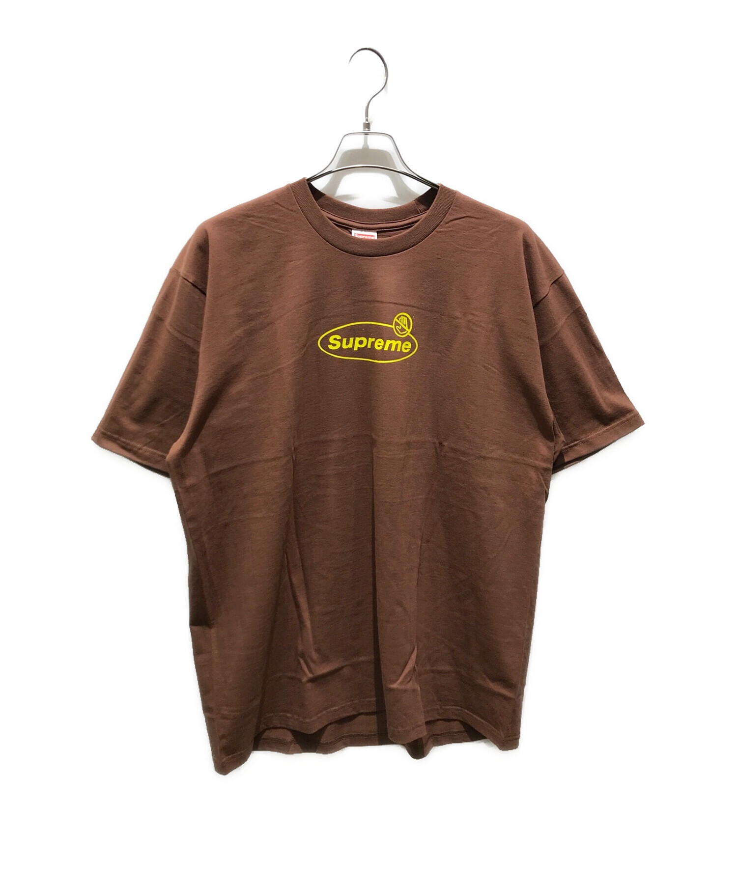 中古・古着通販】SUPREME (シュプリーム) Warning Tee 22FW ブラウン