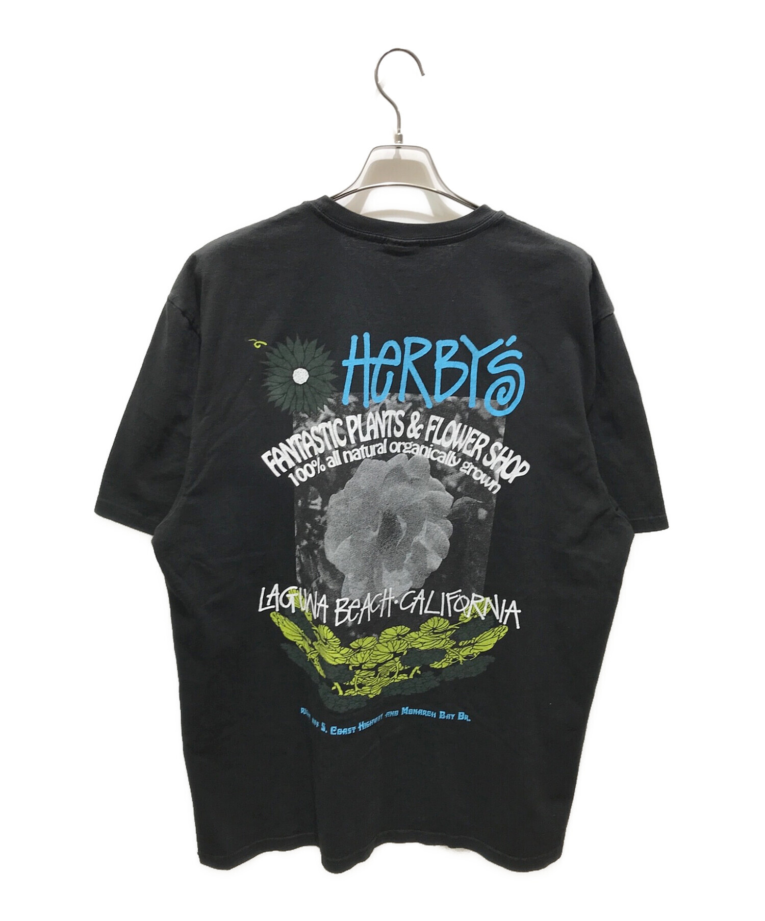 stussy (ステューシー) Herby’s Dyed Tee ブラック サイズ:XL