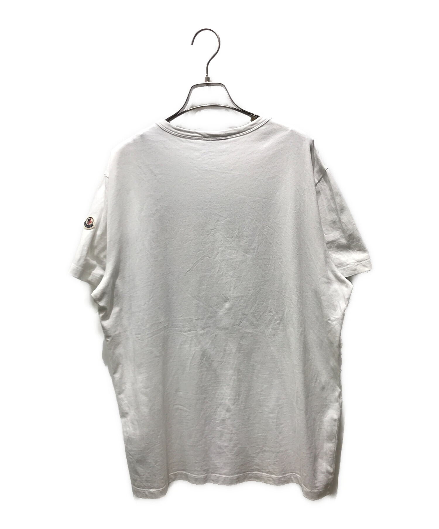 本物しか有しておりません【美品】モンクレール　MAGLIA Tシャツ　ホワイト　XL