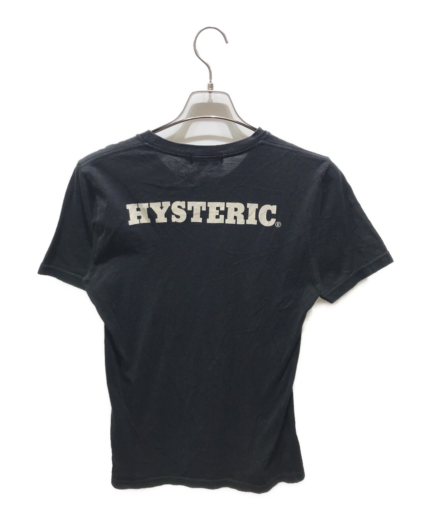 中古・古着通販】PLAY BOY (プレイボーイ) Hysteric Glamour (ヒステリックグラマー) ガールプリントTシャツ ブラック  サイズ:S｜ブランド・古着通販 トレファク公式【TREFAC FASHION】スマホサイト