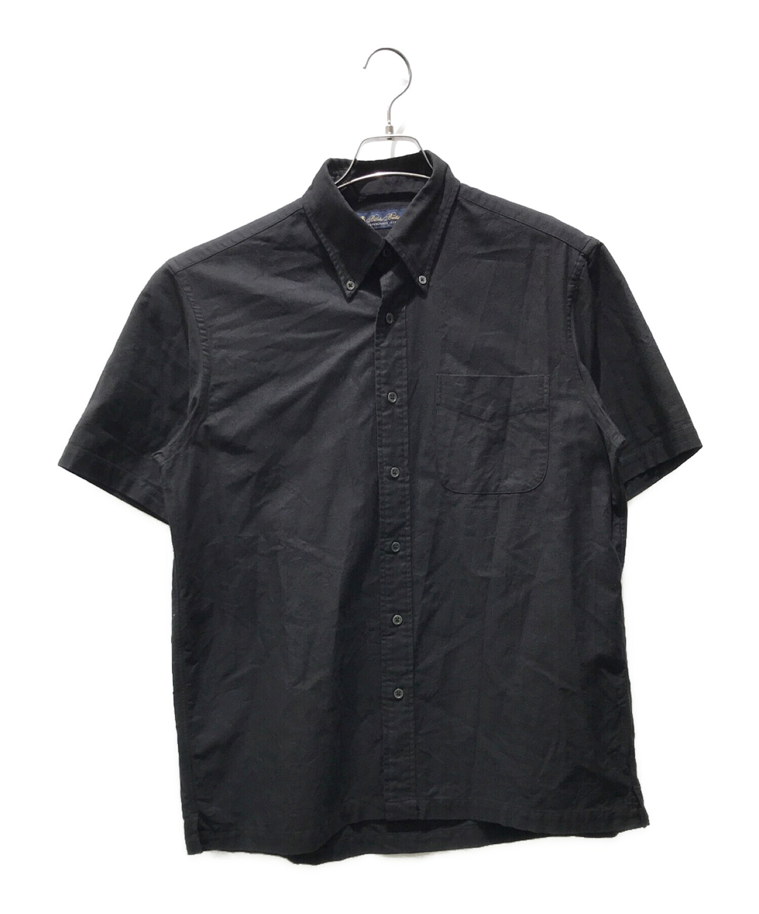 BROOKS BROTHERS (ブルックスブラザーズ) Ron Herman (ロンハーマン) Square Tail Oxford Short  Sleeve Shirt ブラック サイズ:M