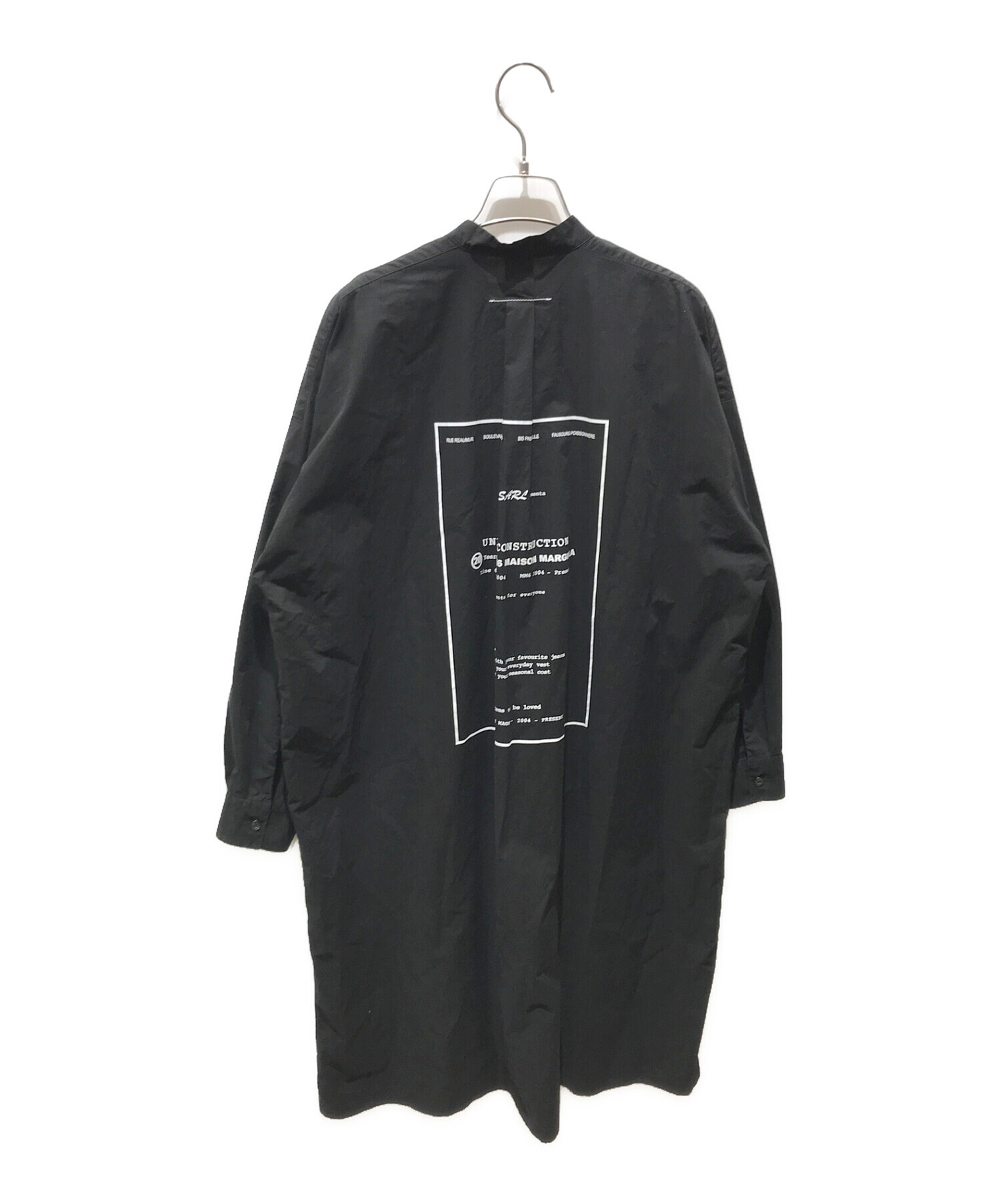 MM6 Maison Margiela (エムエムシックス メゾンマルジェラ) バックロゴワンピース　S52CT0356 ブラック サイズ:40