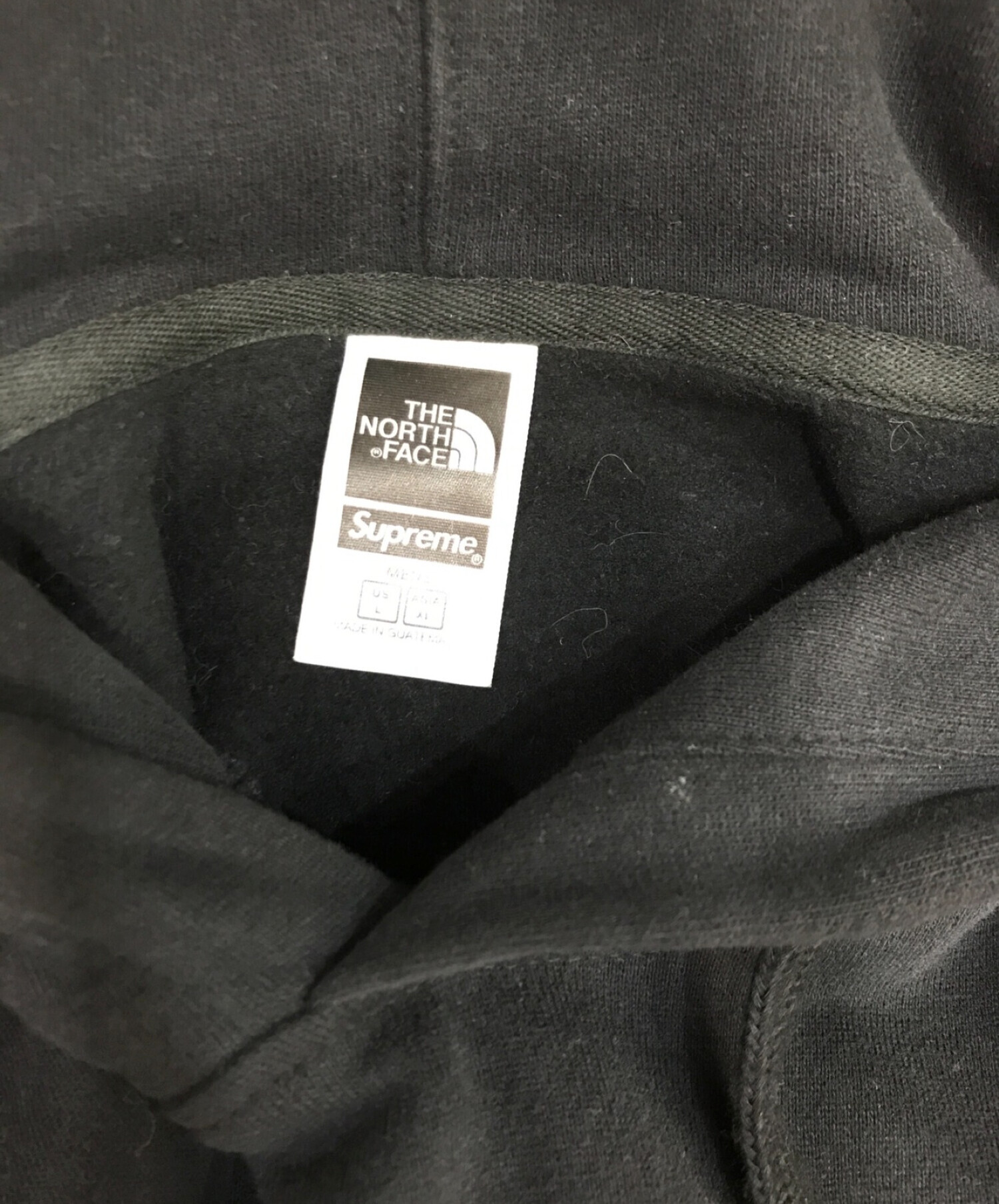 SUPREME (シュプリーム) THE NORTH FACE (ザ ノース フェイス) Bandana Hooded Sweatshirt　 NT02208I ブラック×ブルー サイズ:XL
