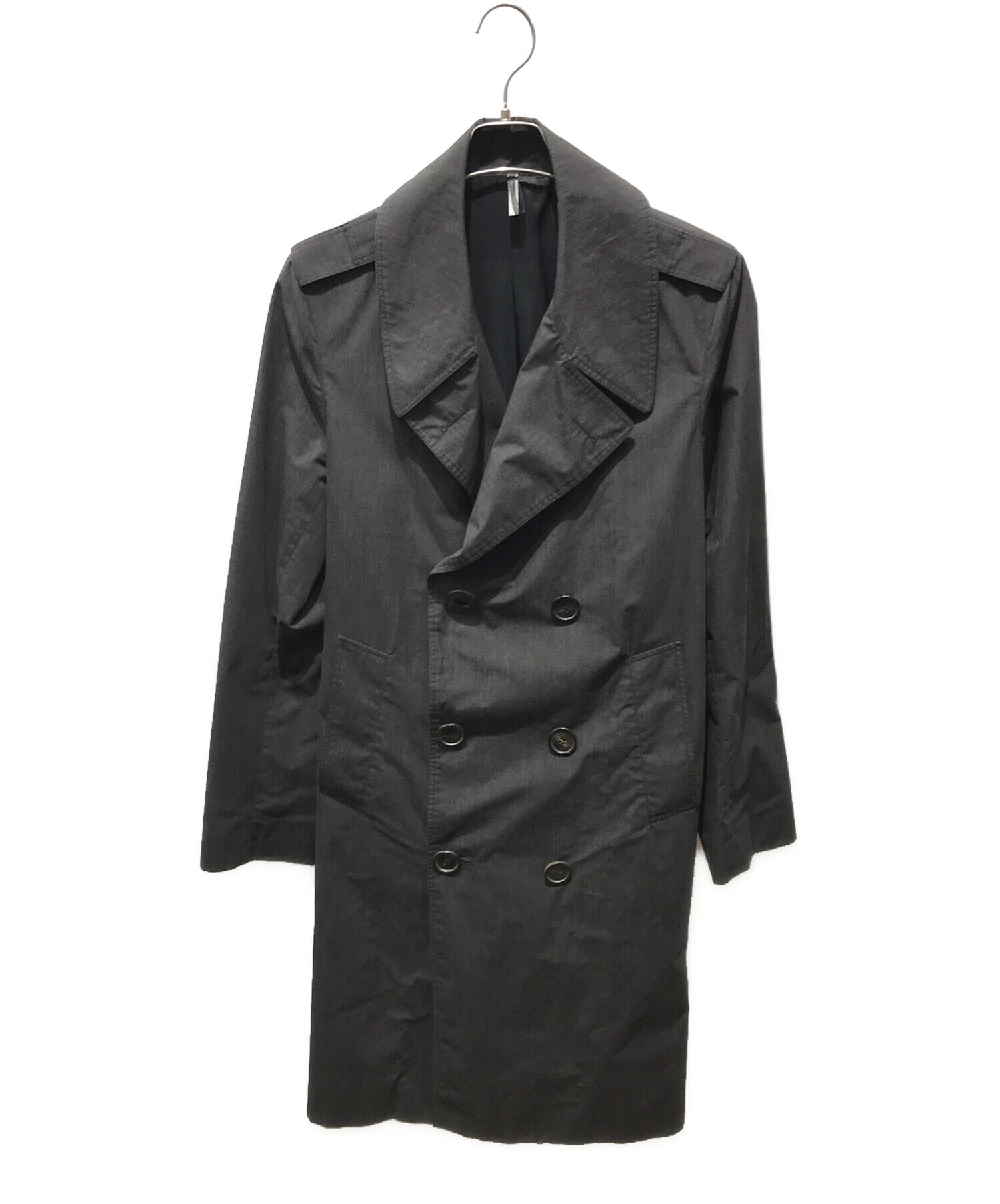 Dior homme ディオール オム トレンチコート 黒 サイズ 46 - ブランド別
