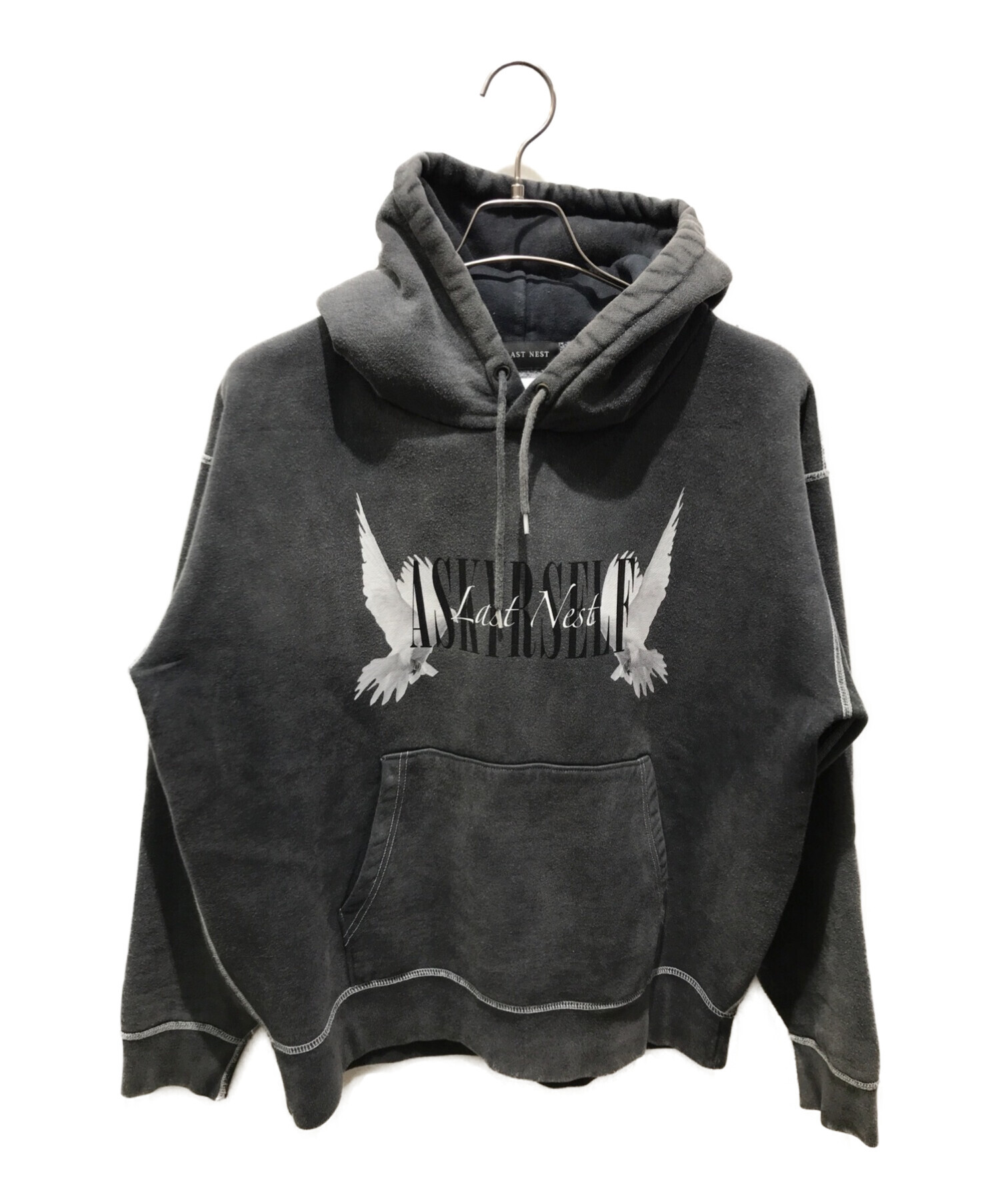 LAST NEST hoodie black - パーカー