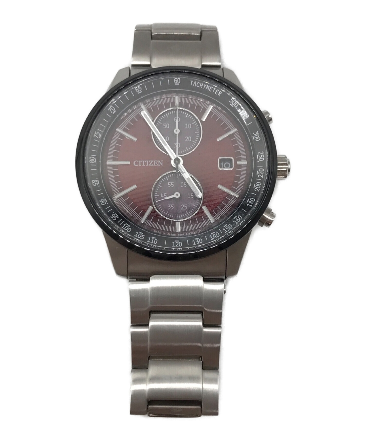 中古・古着通販】CITIZEN (シチズン) クロノグラフ エコドライブ CA7034-96W レッド｜ブランド・古着通販  トレファク公式【TREFAC FASHION】スマホサイト