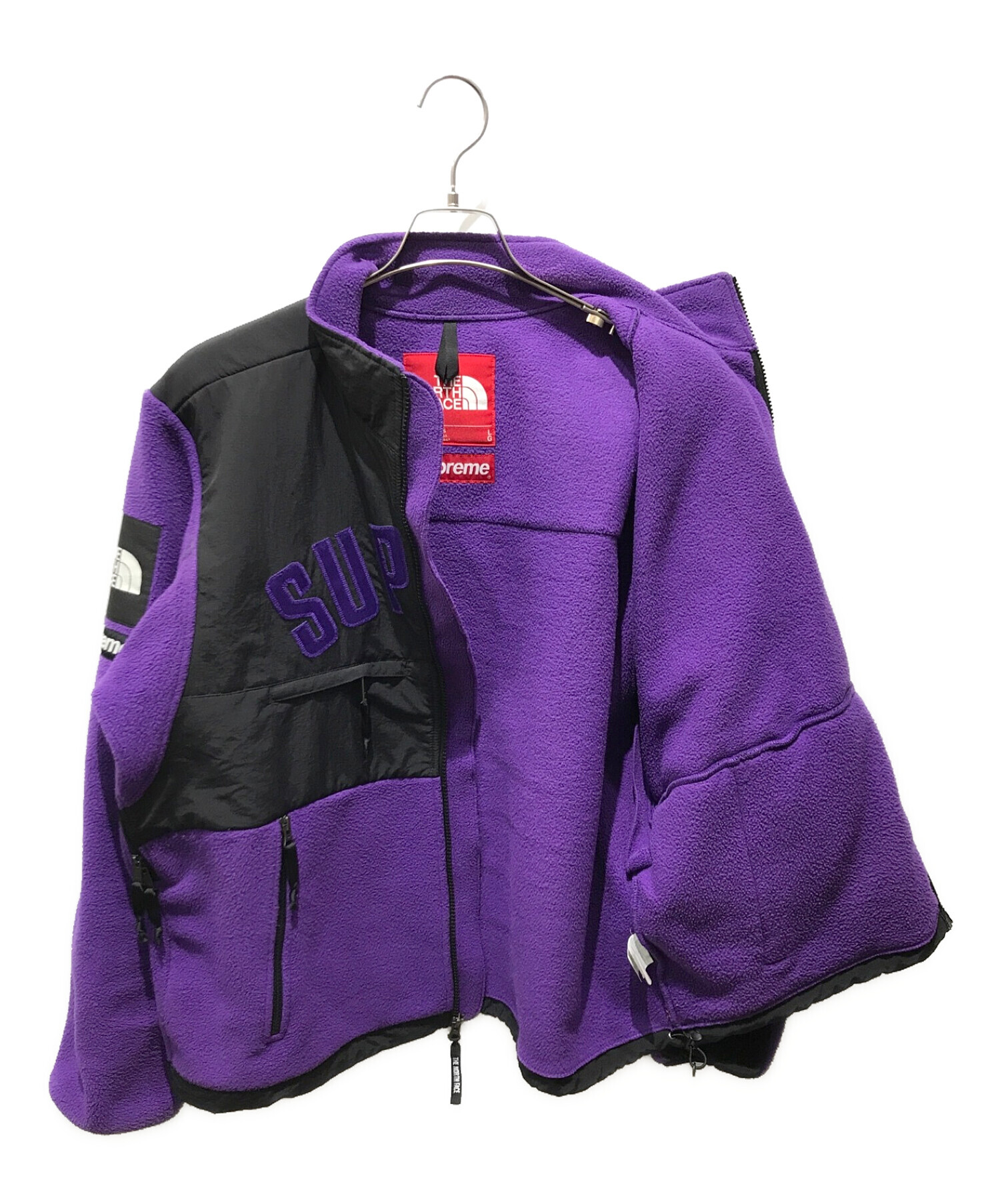 SUPREME (シュプリーム) THE NORTH FACE (ザ ノース フェイス) Arc Logo Denali Fleece Jacket  NA11903I パープル サイズ:L