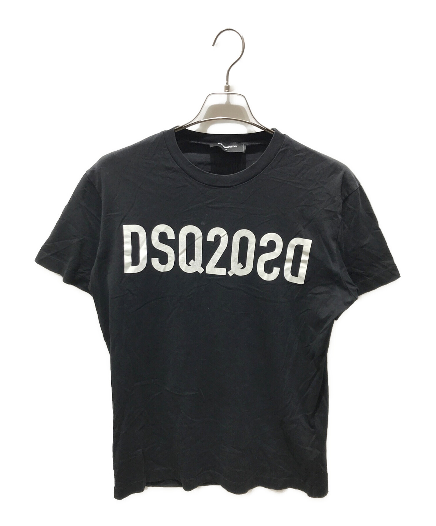 DSQUARED2 (ディースクエアード) プリントTシャツ　S74GD0787 ブラック サイズ:M
