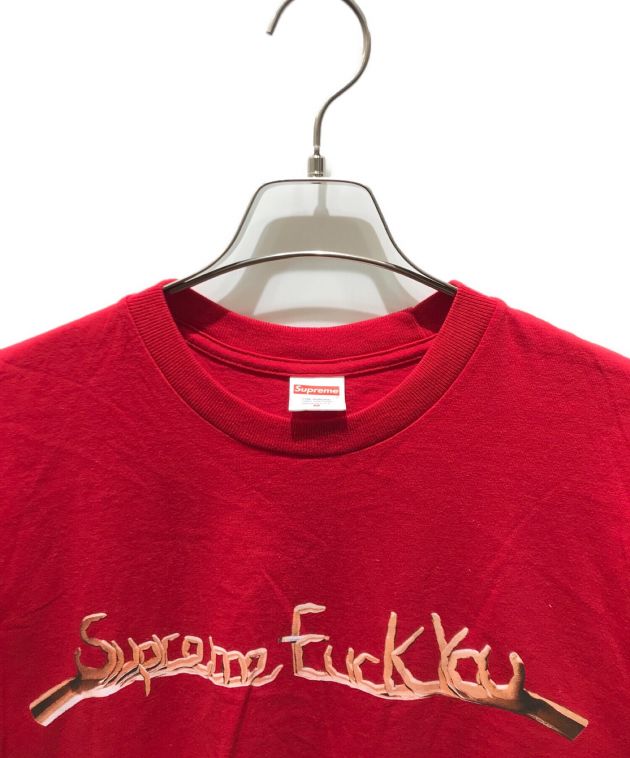 SUPREME (シュプリーム) Fuck you tee　18AW レッド サイズ:M