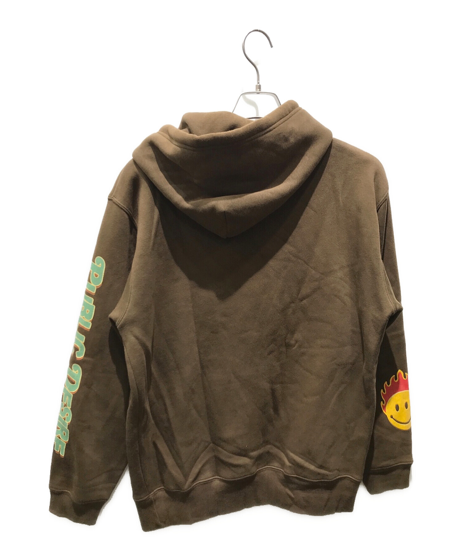 中古・古着通販】SUGATA (スガタ) PUBLIC DESIRE HOODIE ブラウン