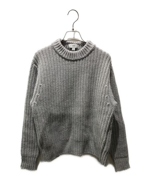 中古・古着通販】HYKE (ハイク) RIBBED SWEATER 222-11286 グレー