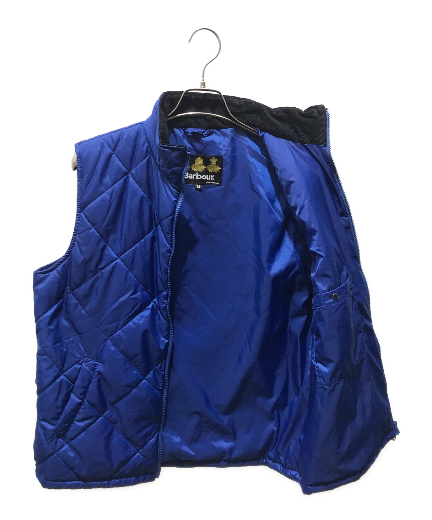 中古・古着通販】Barbour (バブアー) キルティングベスト ブルー