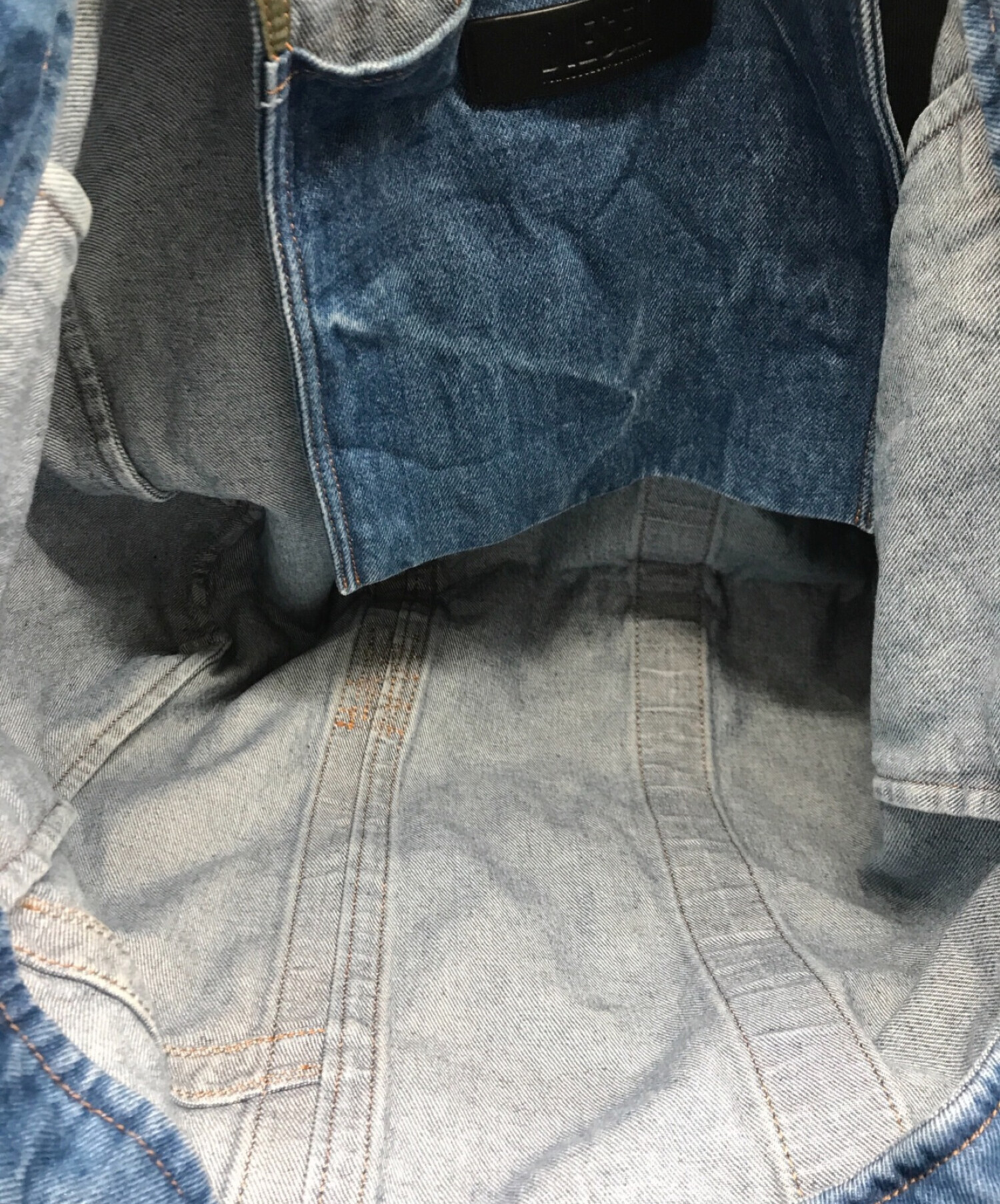 中古・古着通販】DIESEL (ディーゼル) デニムトートバッグ ブルー