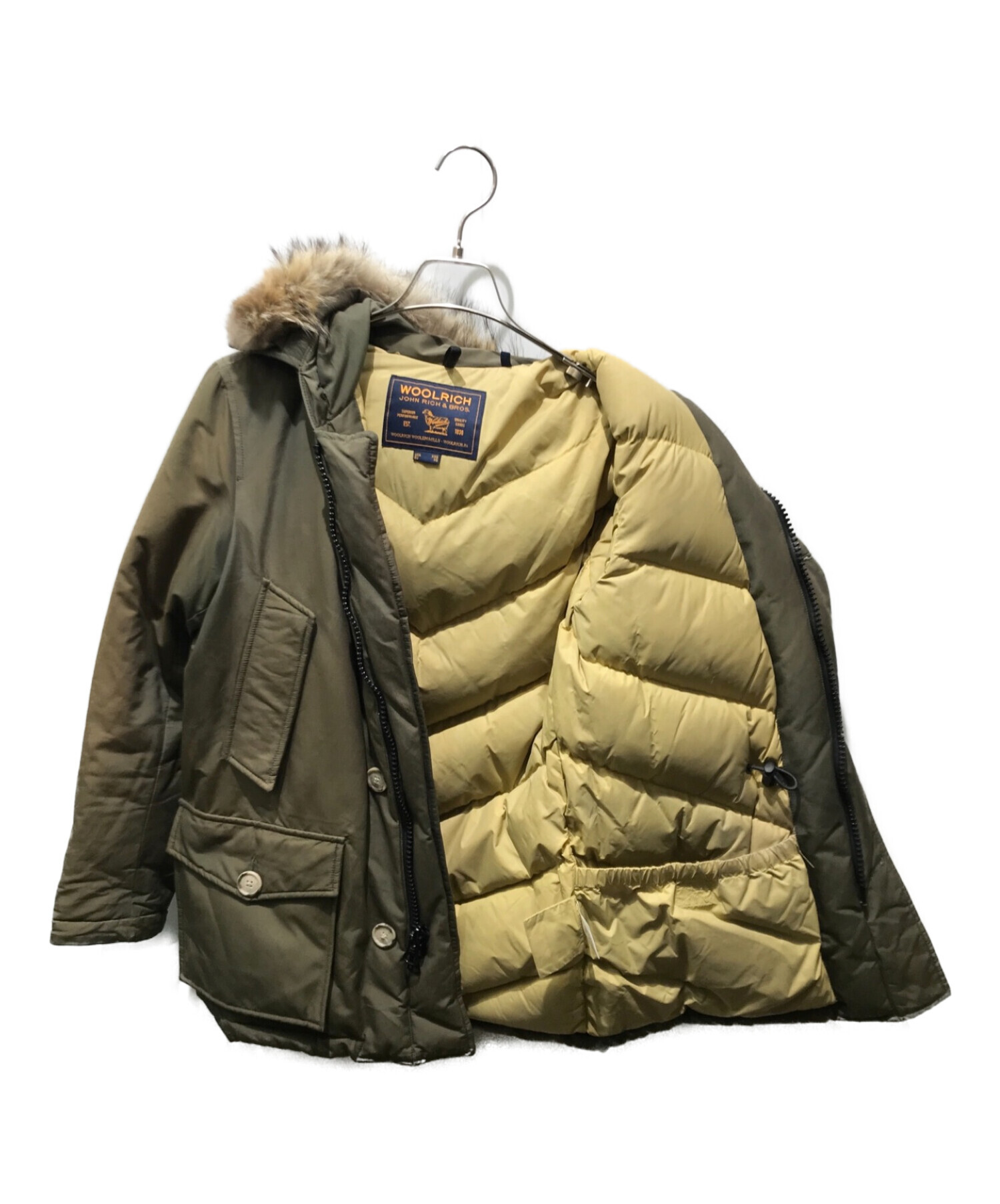 中古・古着通販】WOOLRICH (ウールリッチ) アークティックパーカー オリーブ サイズ:XS｜ブランド・古着通販 トレファク公式【TREFAC  FASHION】スマホサイト