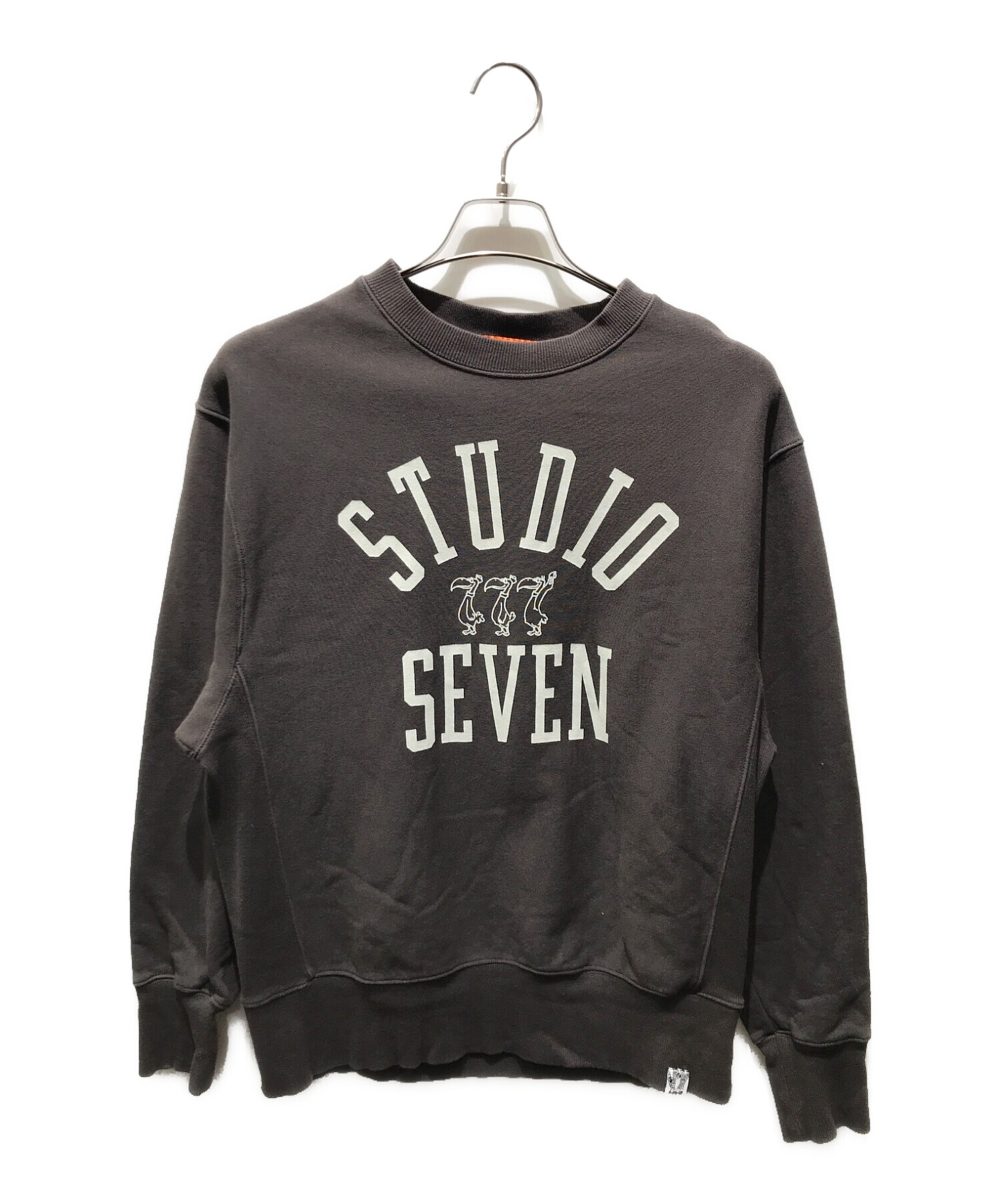 中古・古着通販】studio seven (スタジオ セブン) スウェット ブラウン