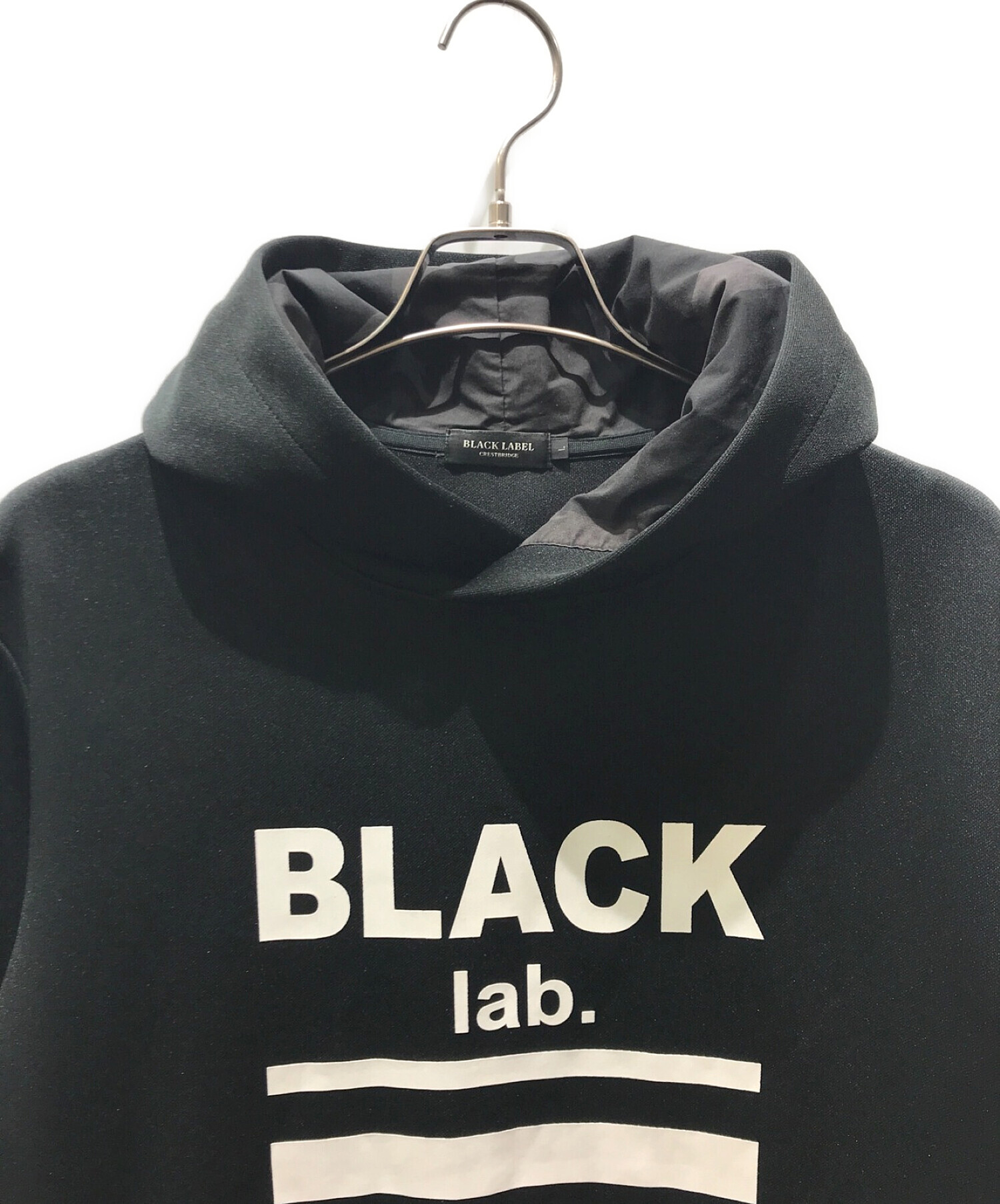 BLACK LABEL CRESTBRIDGE (ブラックレーベル クレストブリッジ) BLACK Lab プルオーバーパーカー　 51P32-632-09 ブラック サイズ:L