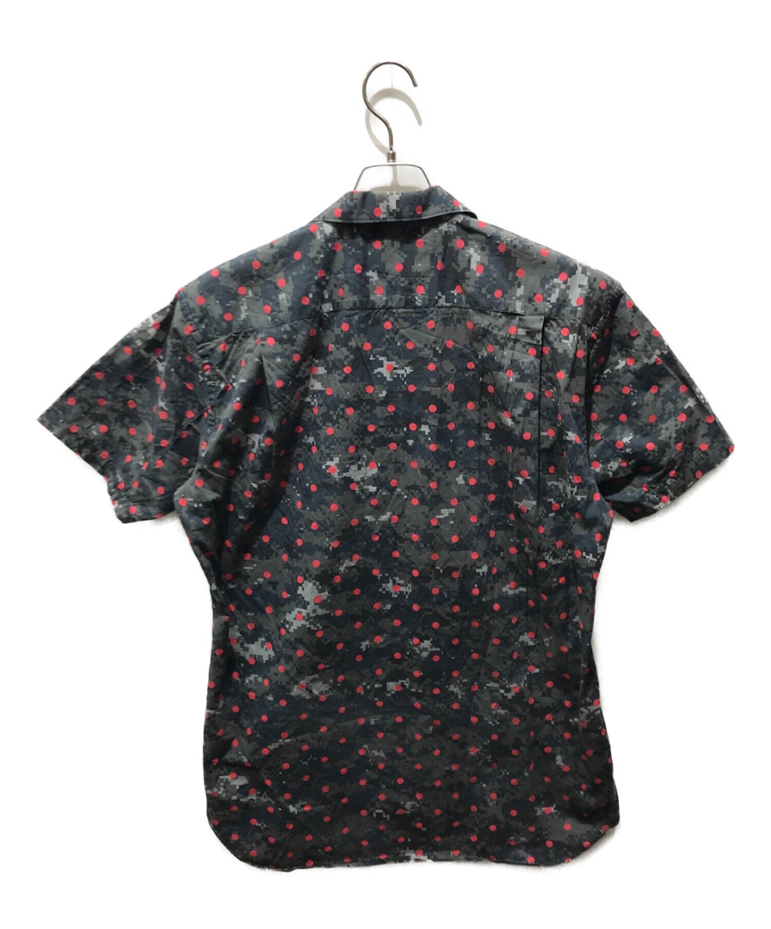 SUPREME (シュプリーム) COMME des GARCONS SHIRT (コムデギャルソンシャツ) LOOP COLLAR SHIRT  グレー サイズ:L