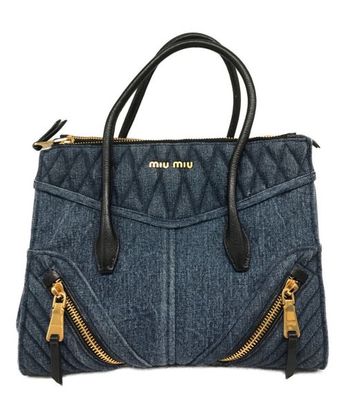 【中古・古着通販】MIU MIU (ミュウミュウ) デニムバイカー