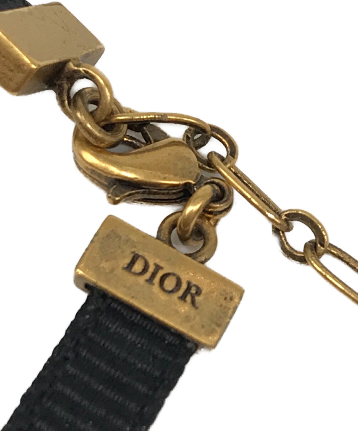 中古・古着通販】Christian Dior (クリスチャン ディオール) J'A DIORチョーカー N0681ADRMT D907  ゴールド×ブラック｜ブランド・古着通販 トレファク公式【TREFAC FASHION】スマホサイト