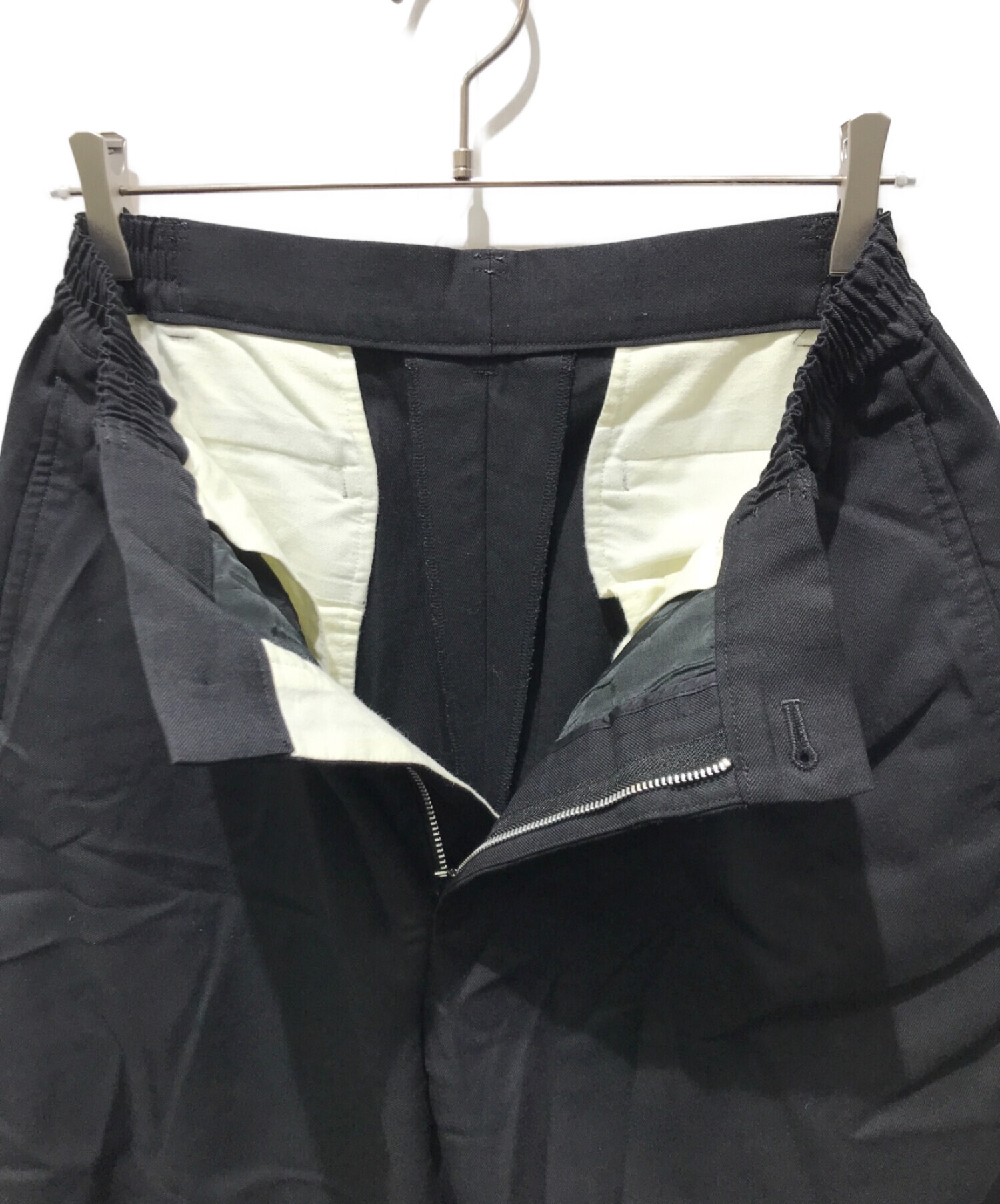 中古・古着通販】COMME des GARCONS HOMME DEUX (コムデギャルソン オム ドゥ) ウールギャバテーパードパンツ  DJ-P040 AD2022 ブラック サイズ:S｜ブランド・古着通販 トレファク公式【TREFAC FASHION】スマホサイト