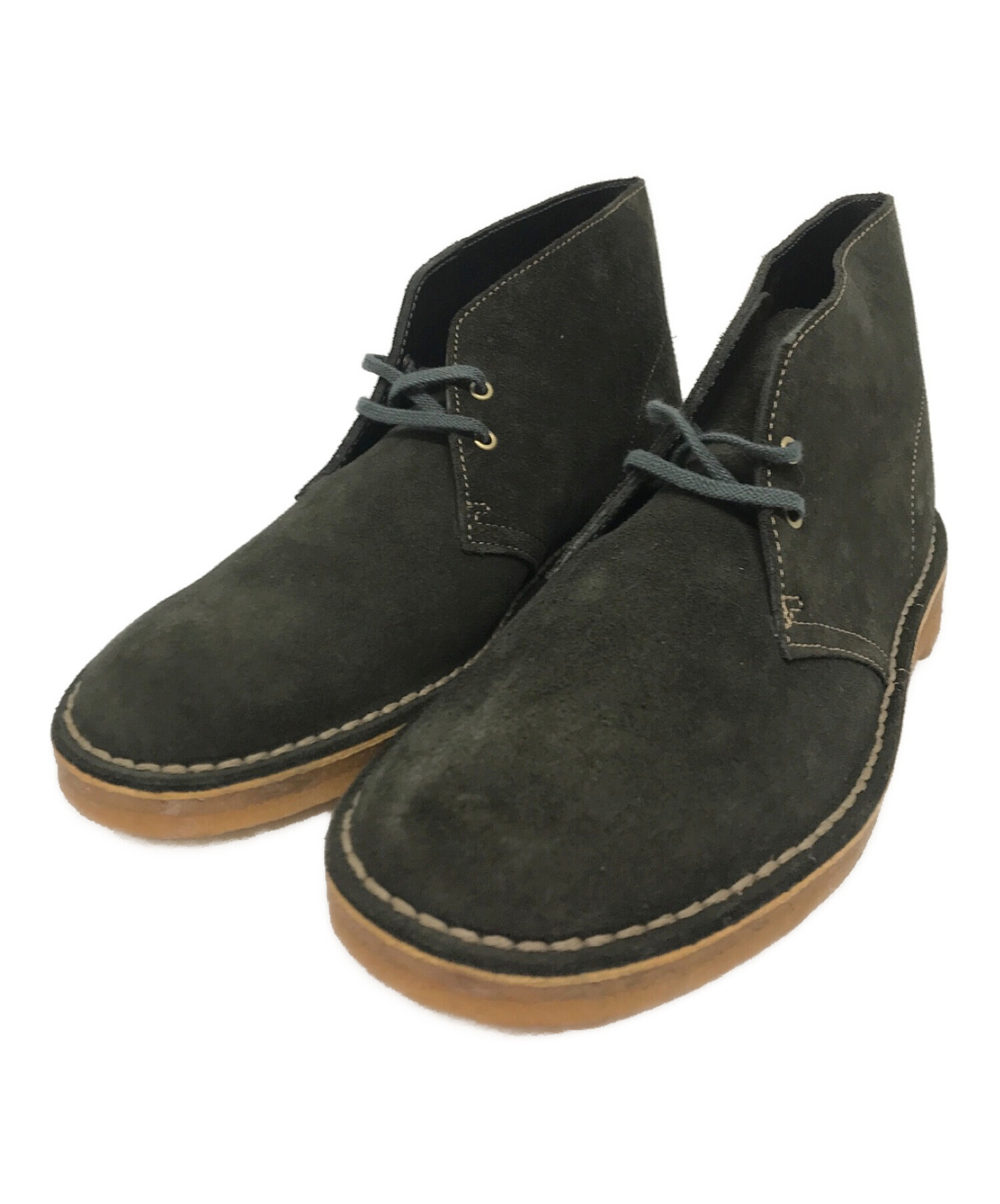 中古・古着通販】CLARKS (クラークス) デザートブーツ グリーン サイズ