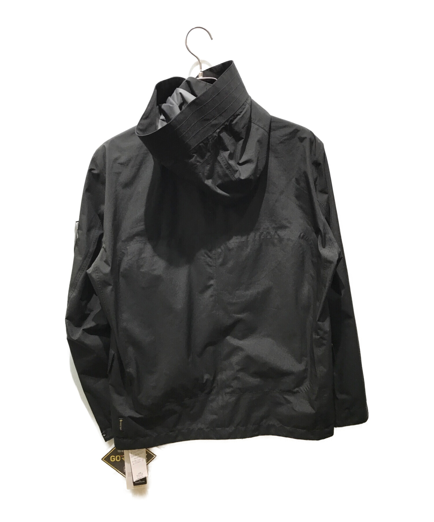 STONE ISLAND (ストーンアイランド) GORETEX PACLITE PACKABLE 4 POCKET HOODED PARKA　 701542820 ブラック サイズ:L 未使用品