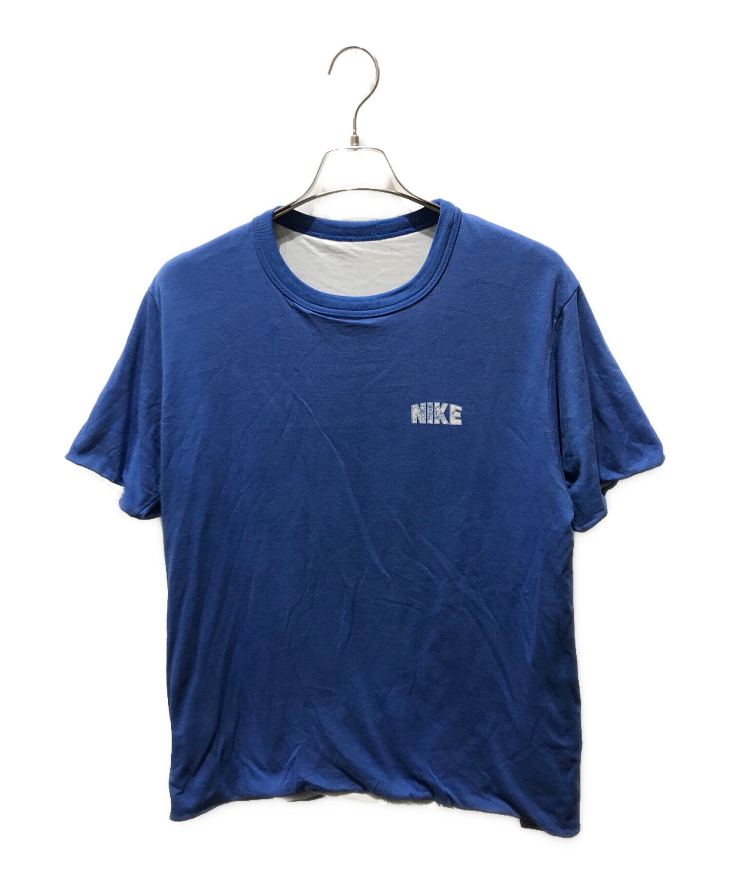 NIKE (ナイキ) リバーシブルTシャツ　かまぼこNIKE 80s ブルー サイズ:XL